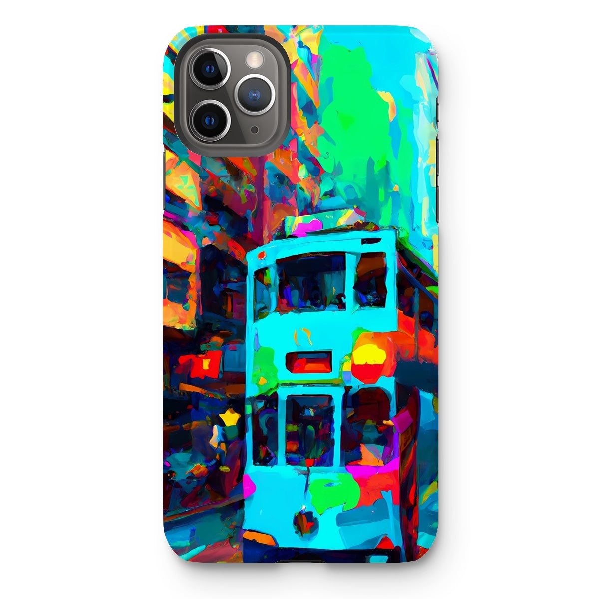 Hong Kong Impressions - Tram Tough Phone Case