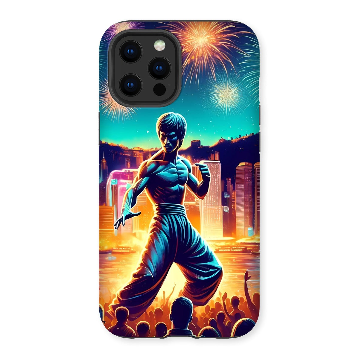 HK Rainbow Series Bruce Lee Tough Phone Case