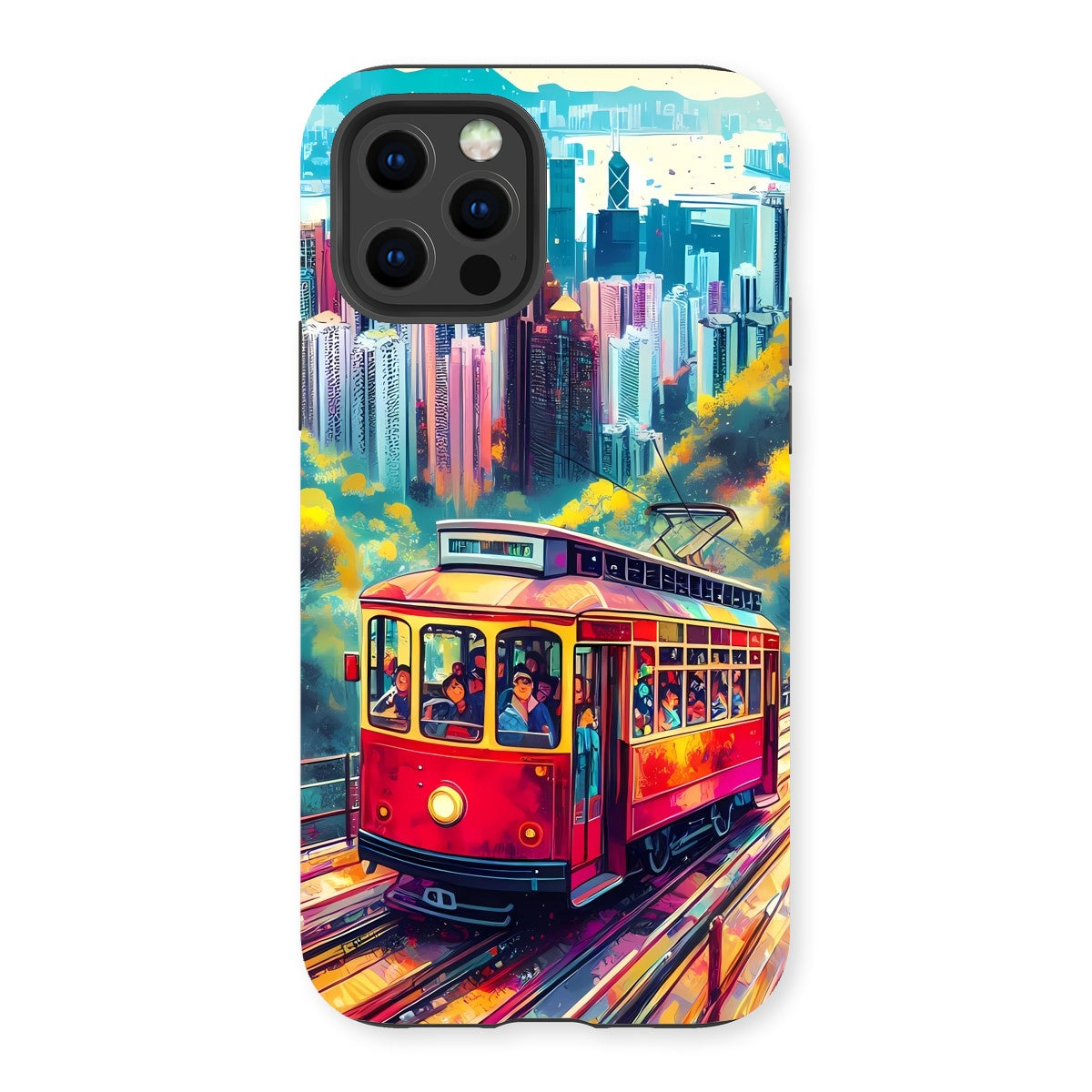 HK Rainbow Series - Peak Tram Tough Phone Case