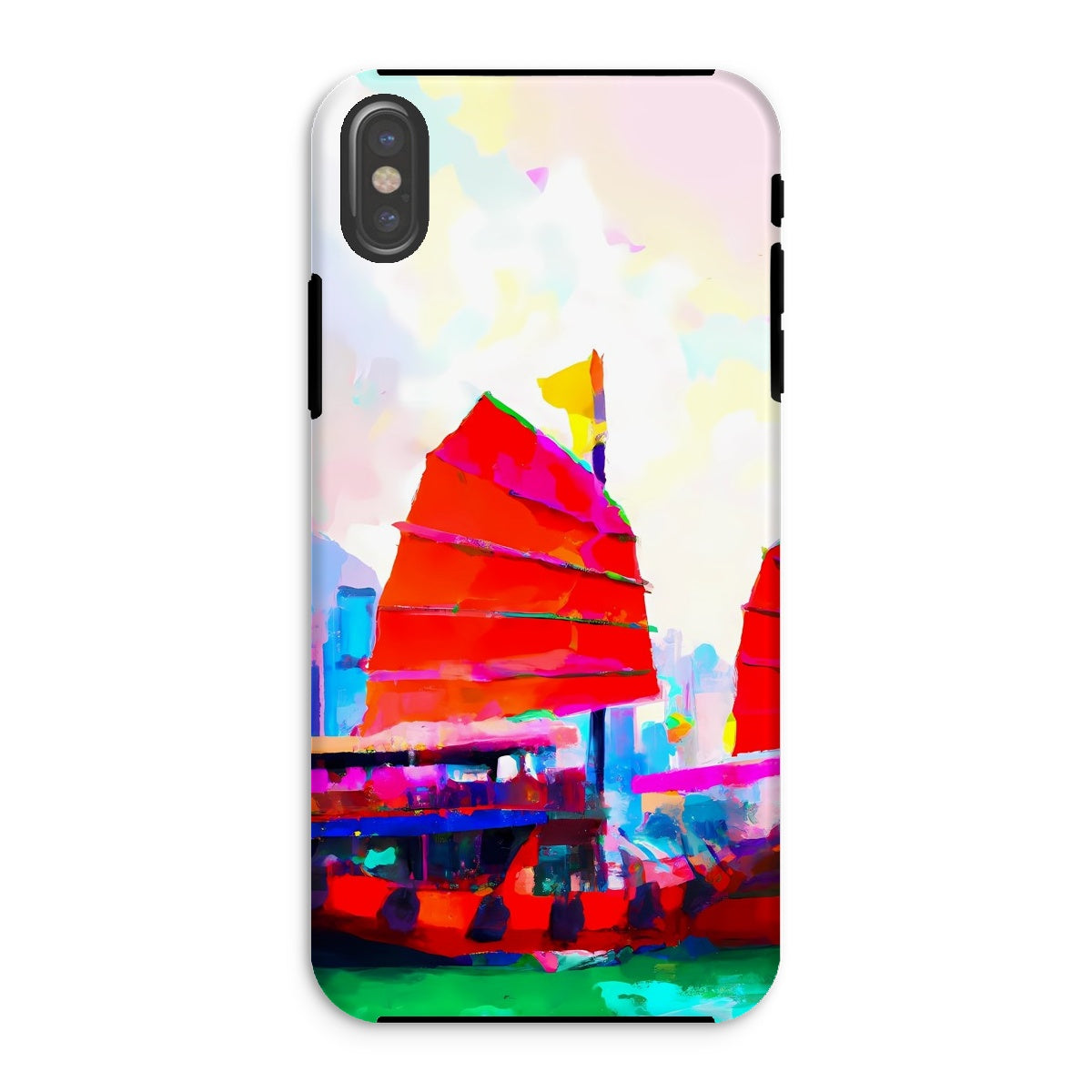 Hong Kong Impressions - Chinese Junk (2) Tough Phone Case