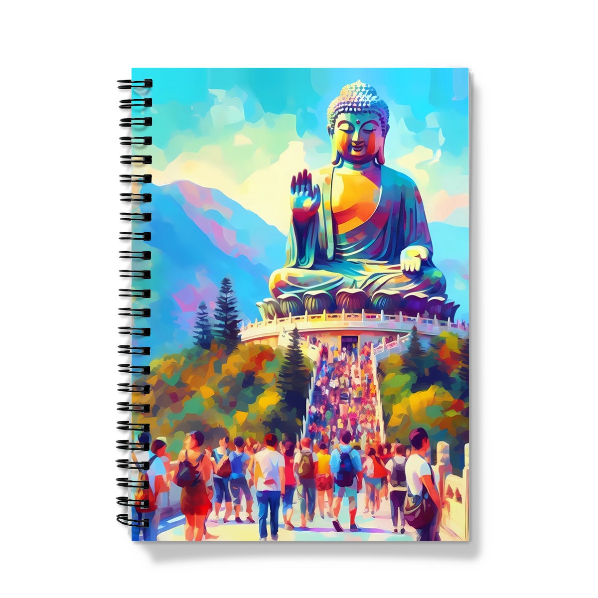 Hong Kong Rainbow Series - Lantau Big Buddha Notebook