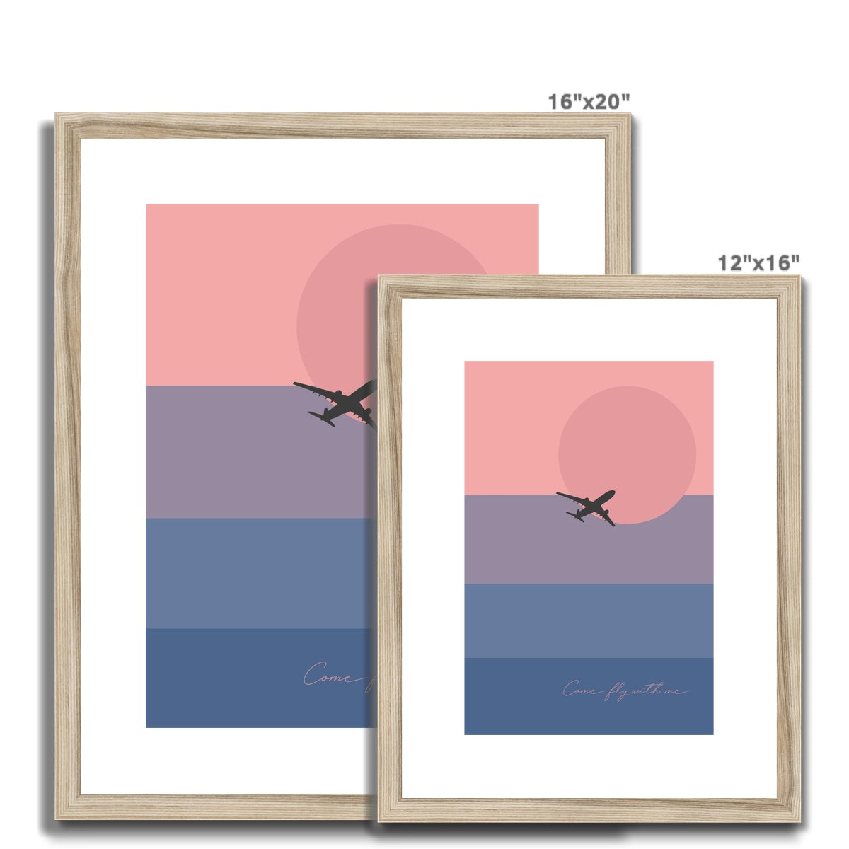 Come Fly With Me Framed & Mounted Print