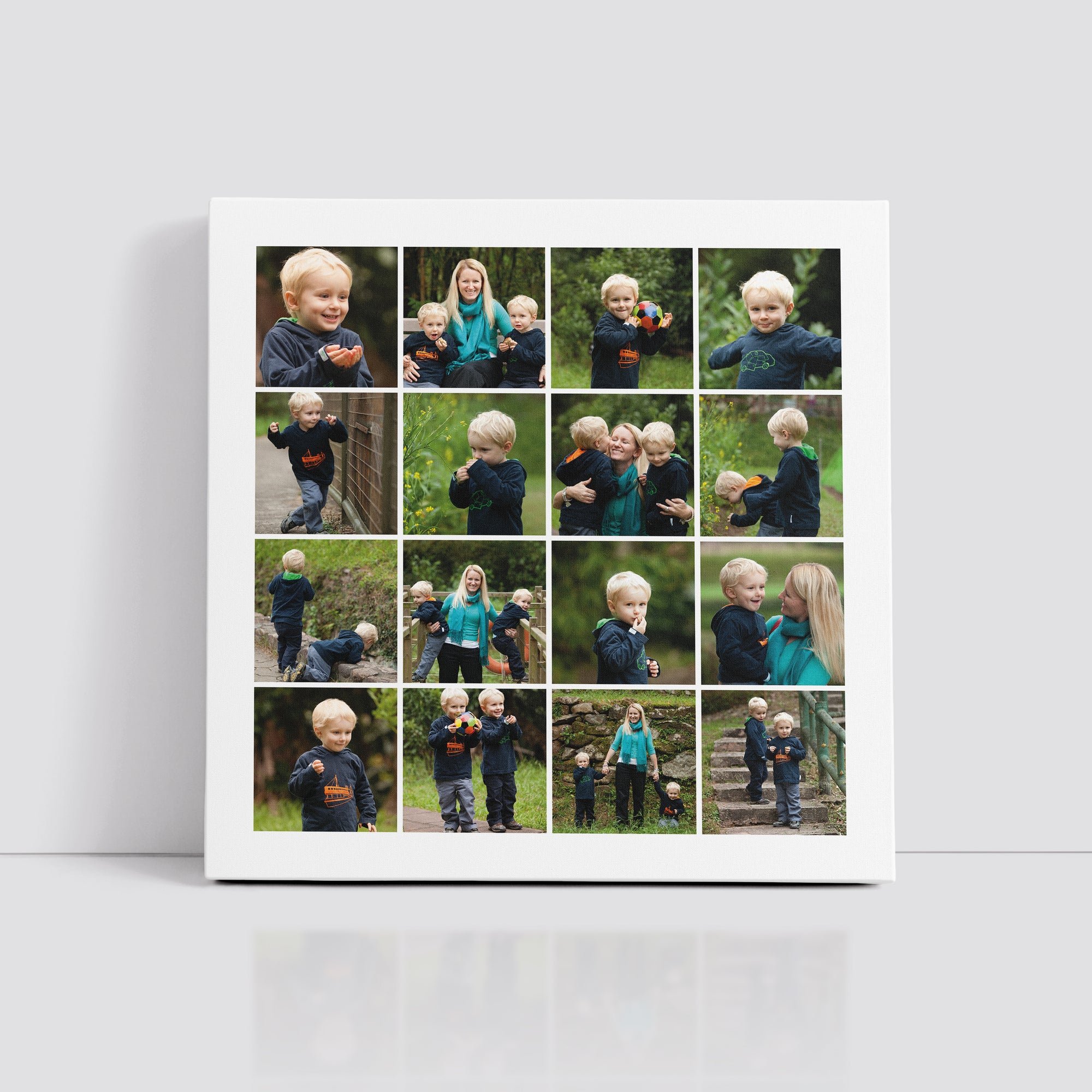 16 Image Square Photo Montage