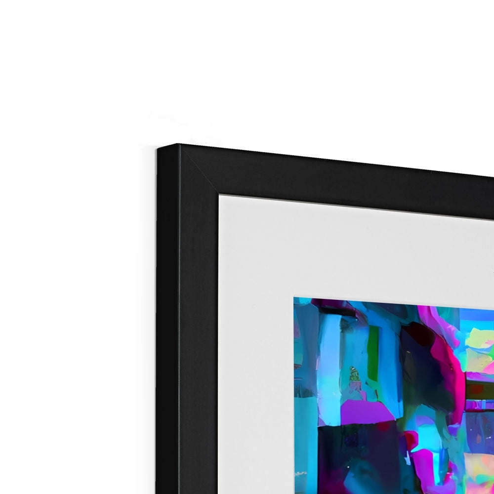 Hong Kong Impressions - Street Scene (2) Framed & Mounted Print