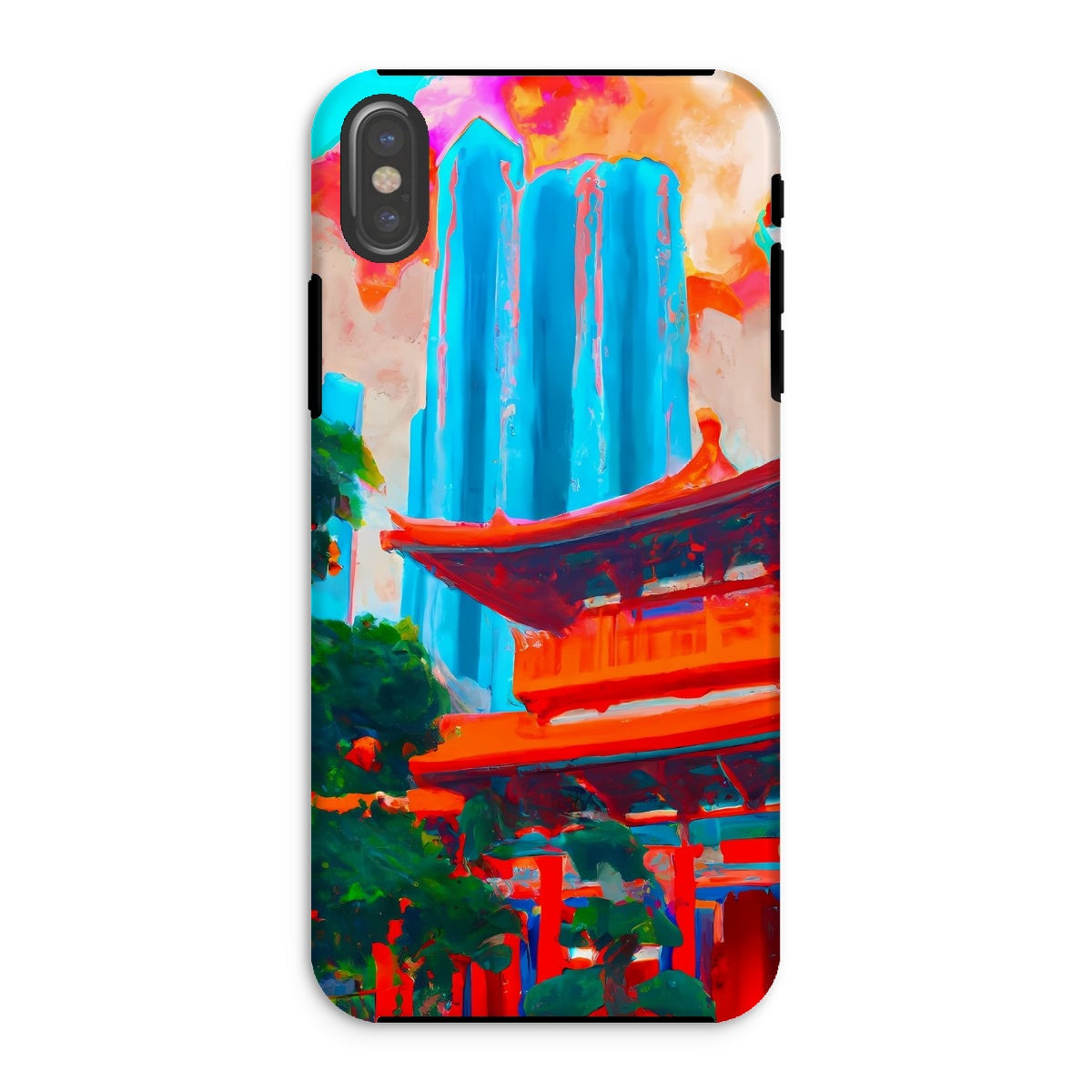 Hong Kong Impressions - Chinese Temple Tough Phone Case