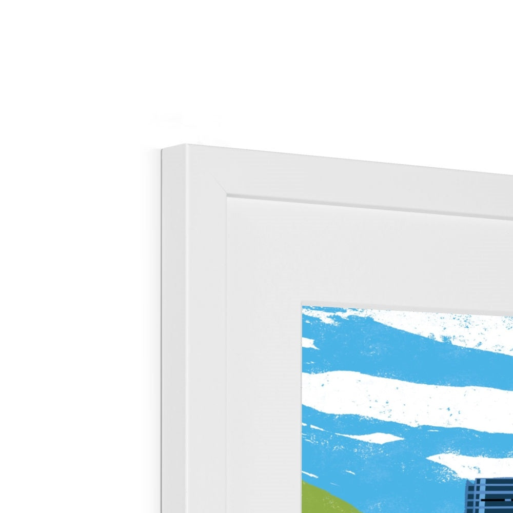 Fantasy Cityscapes - Hong Kong Lion Dance Framed & Mounted Print