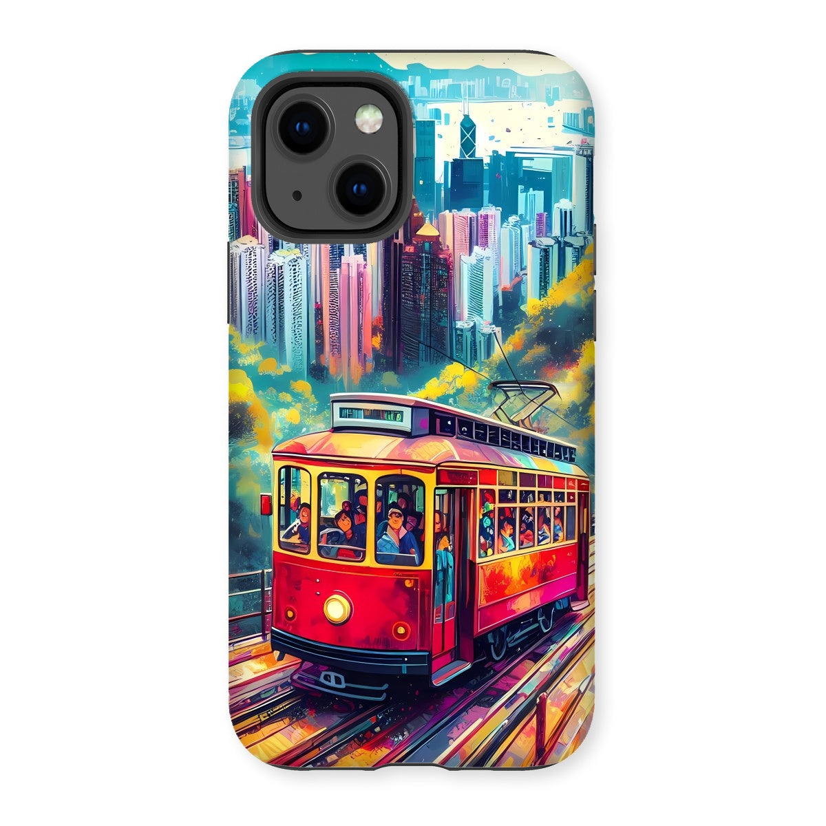 HK Rainbow Series - Peak Tram Tough Phone Case