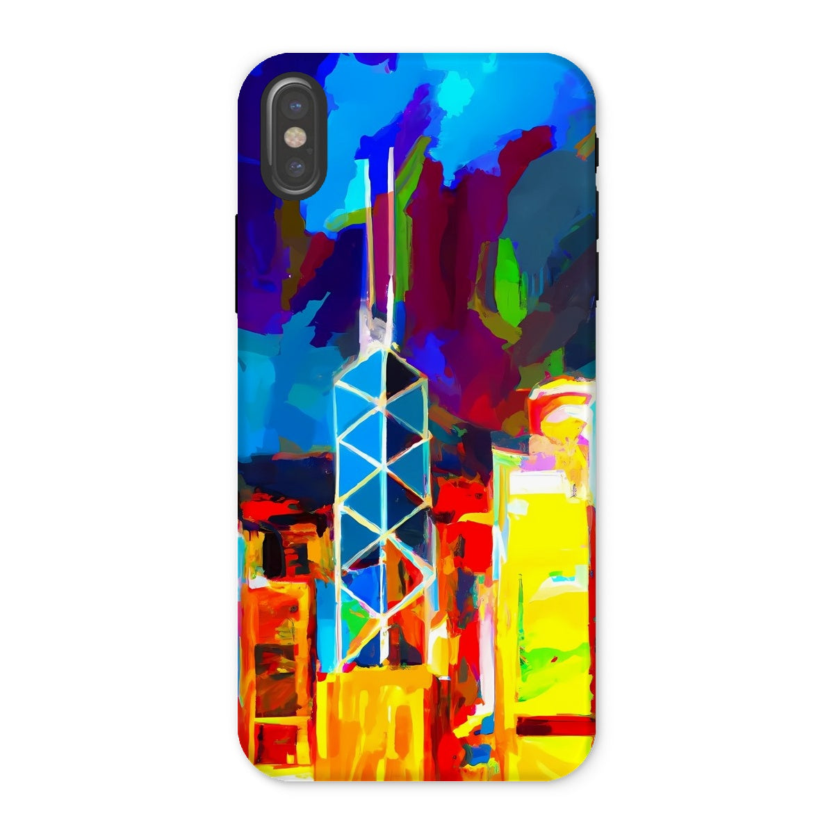 Hong Kong Impressions - Bank of China Skyline Tough Phone Case