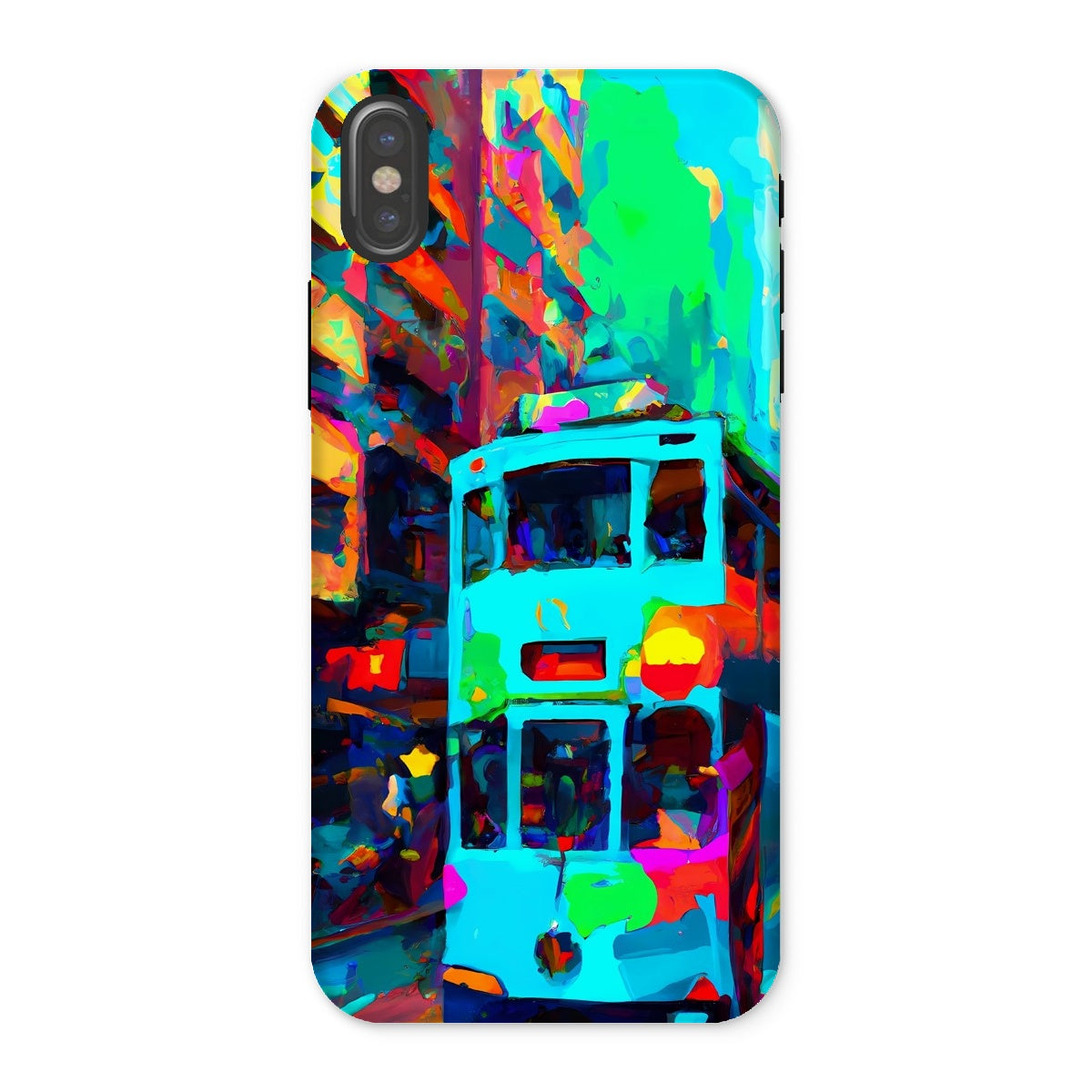 Hong Kong Impressions - Tram Tough Phone Case