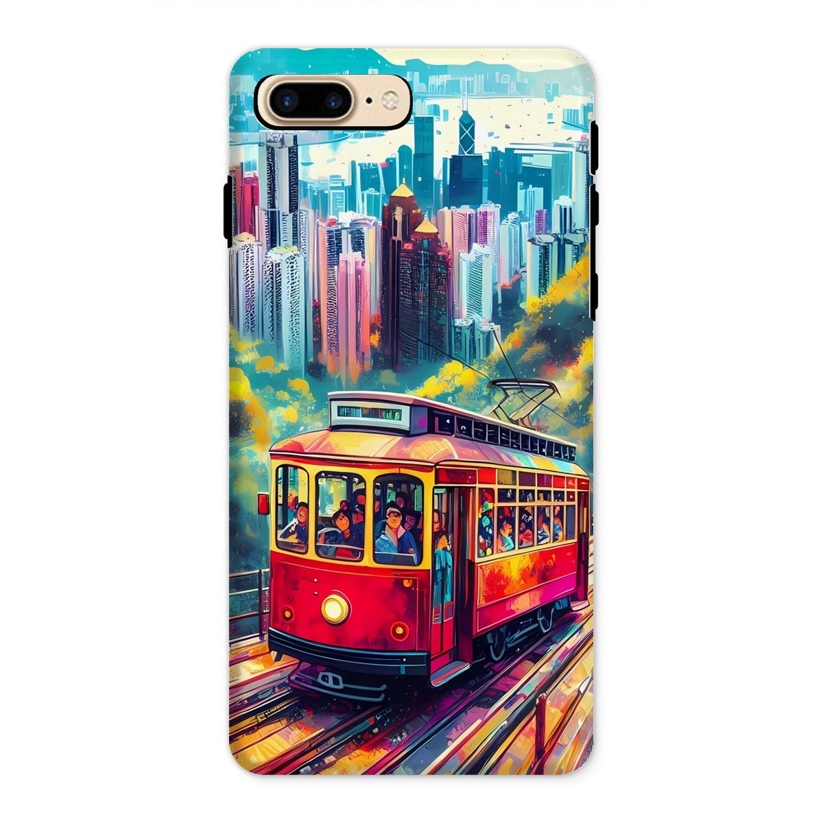 HK Rainbow Series - Peak Tram Tough Phone Case