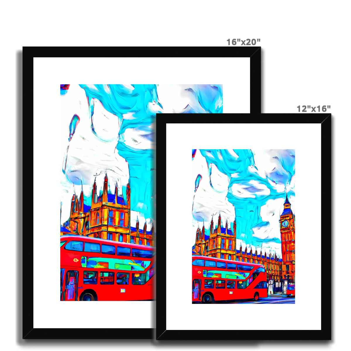 British Impressions - London Houses of Parliament Framed & Mounted Print