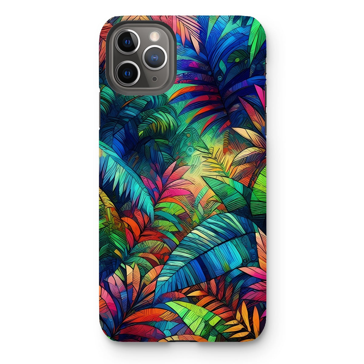 Multicolour Tropical Jungle Tough Phone Case