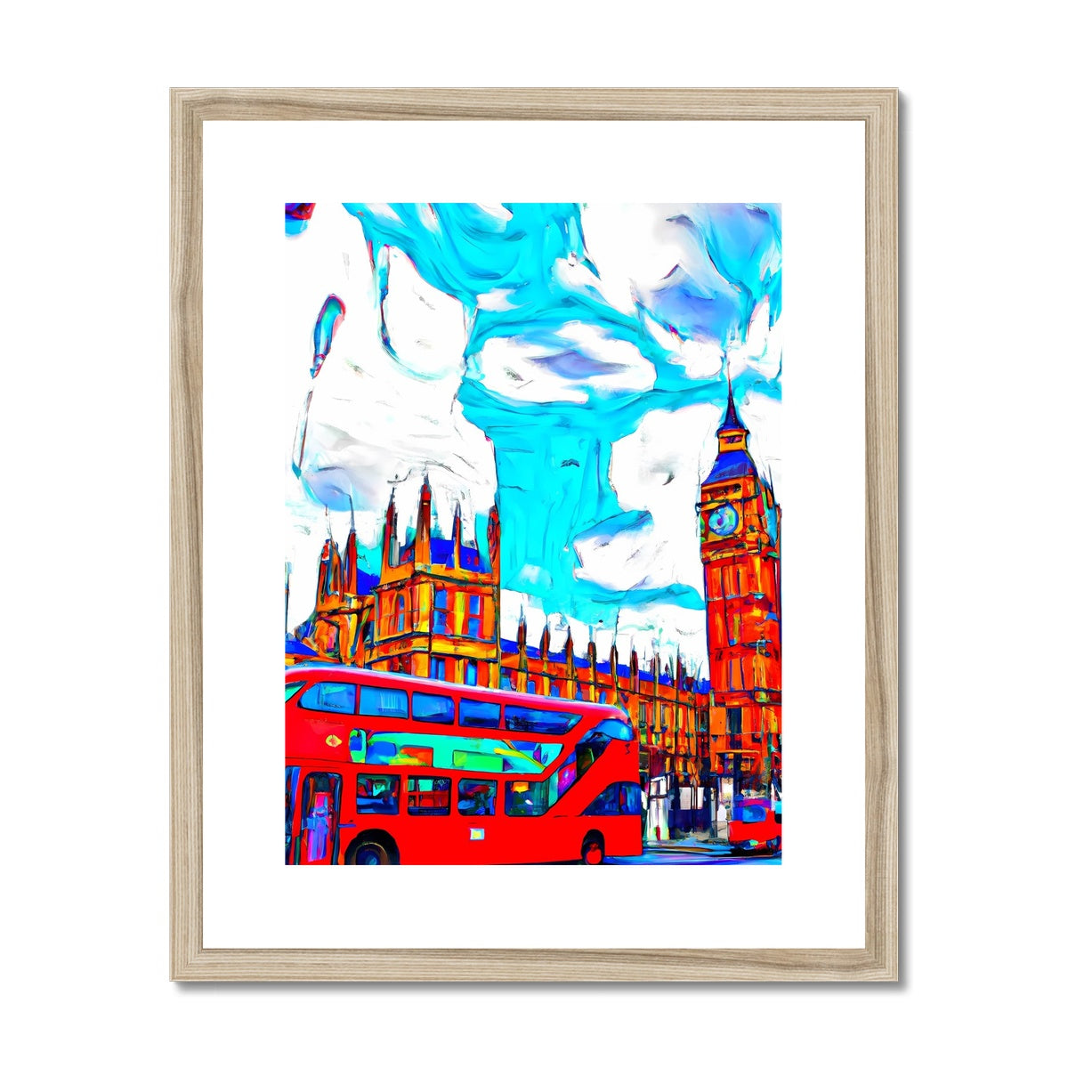 British Impressions - London Houses of Parliament Framed & Mounted Print