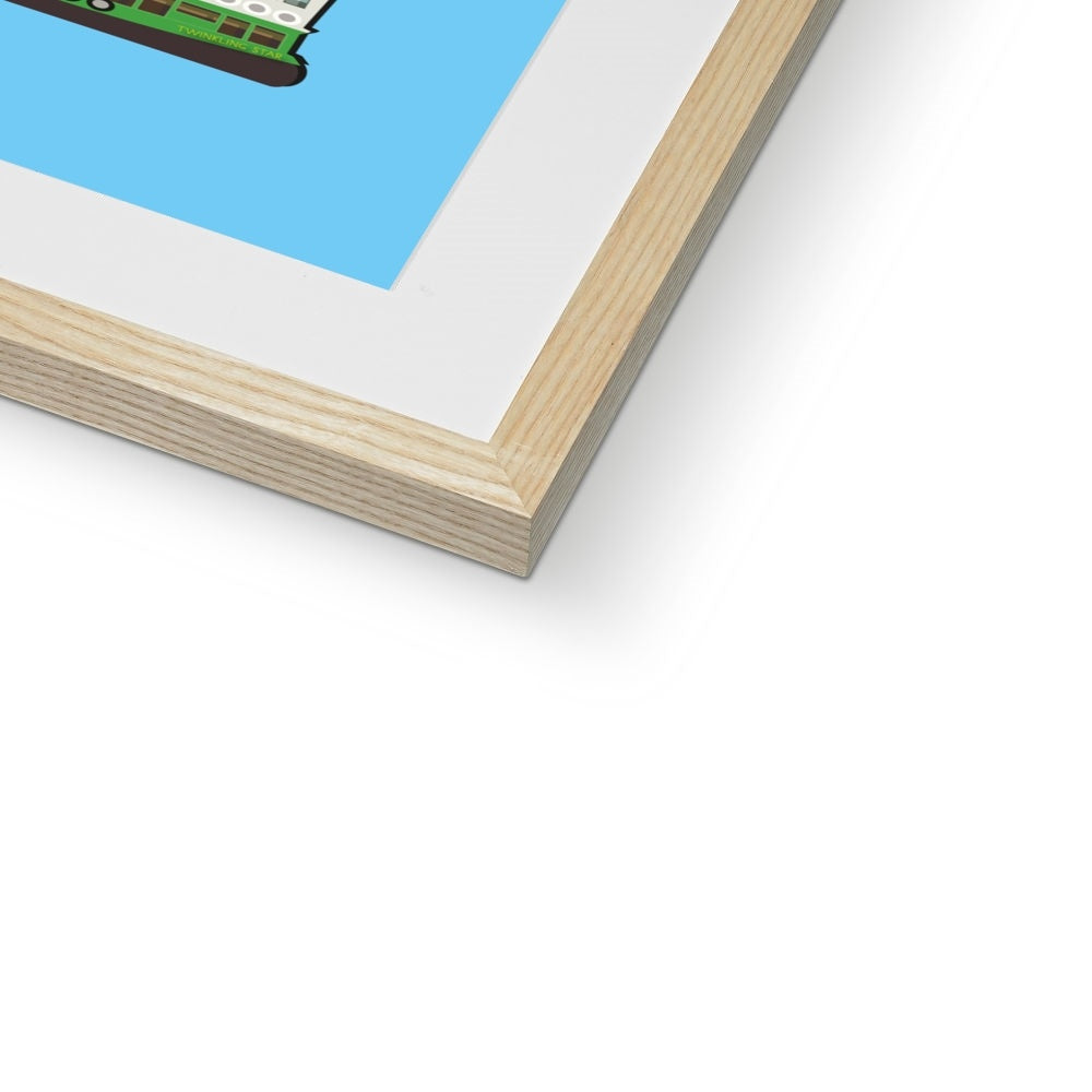 Hong Kong Star Ferries Framed & Mounted Print