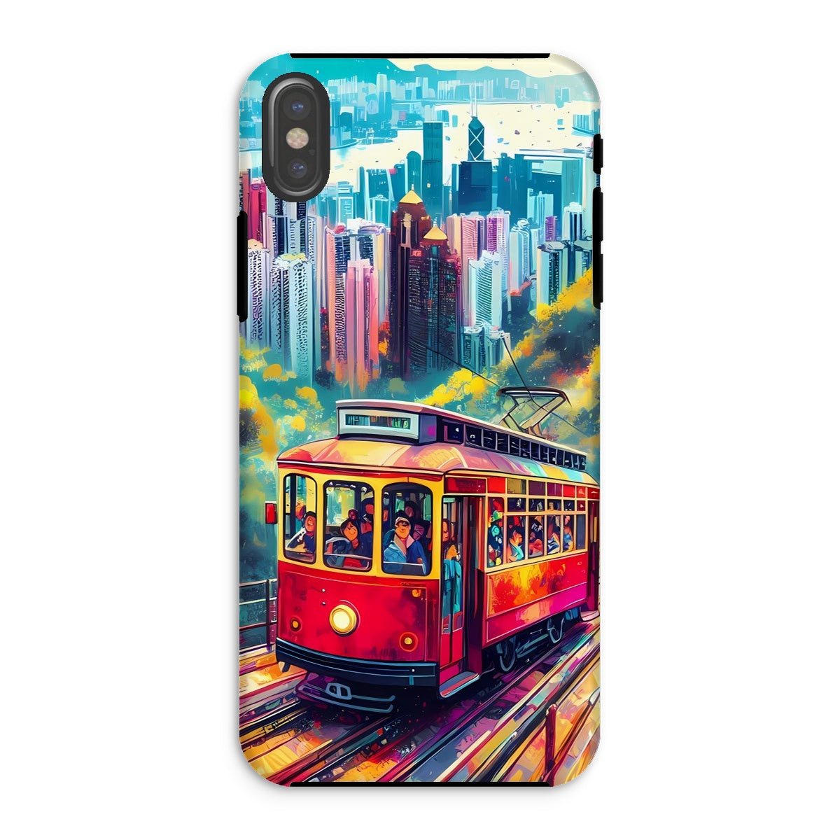 HK Rainbow Series - Peak Tram Tough Phone Case