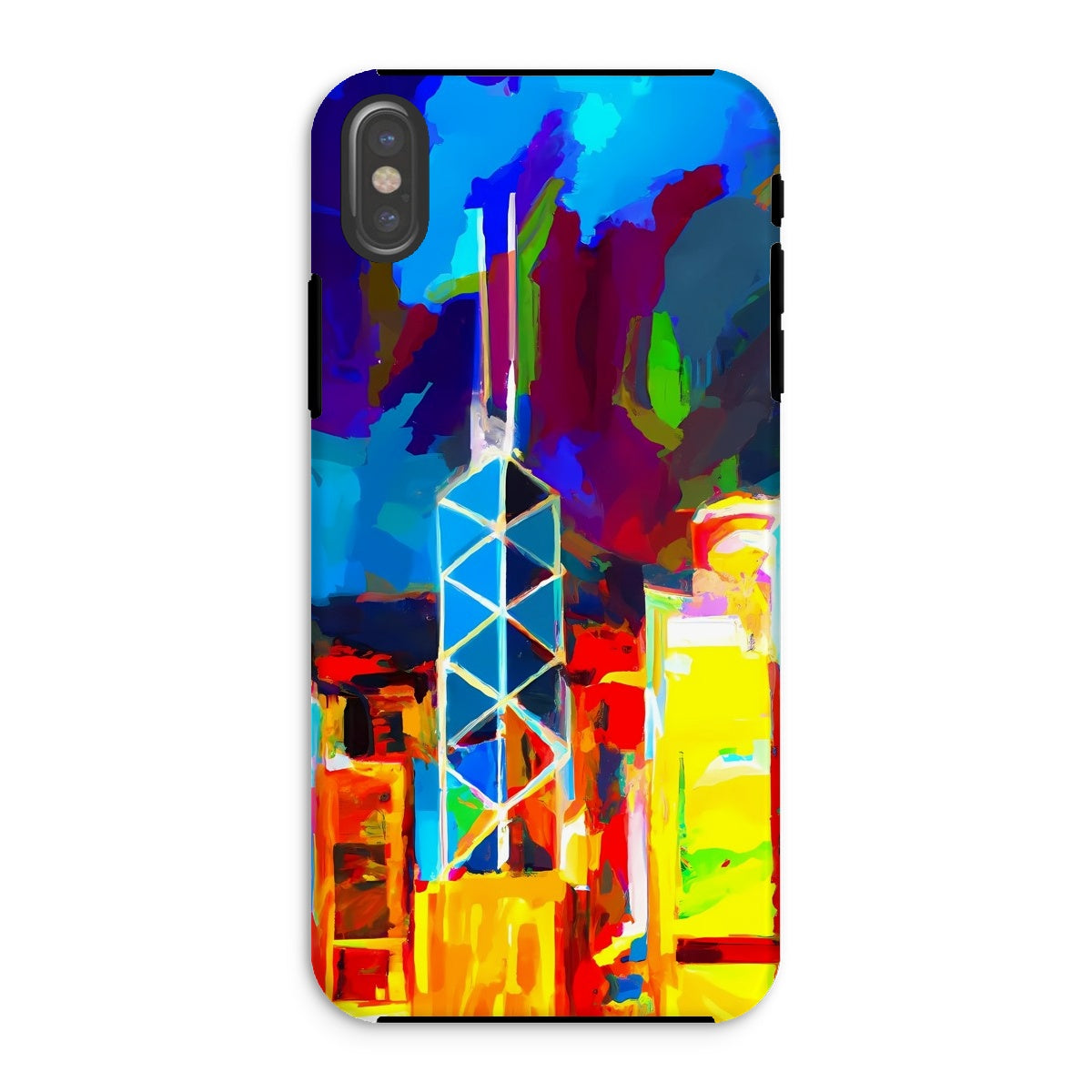 Hong Kong Impressions - Bank of China Skyline Tough Phone Case