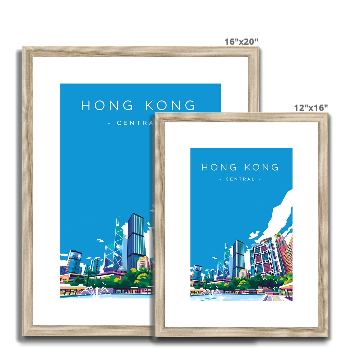Hong Kong Travel - Central Framed & Mounted Print