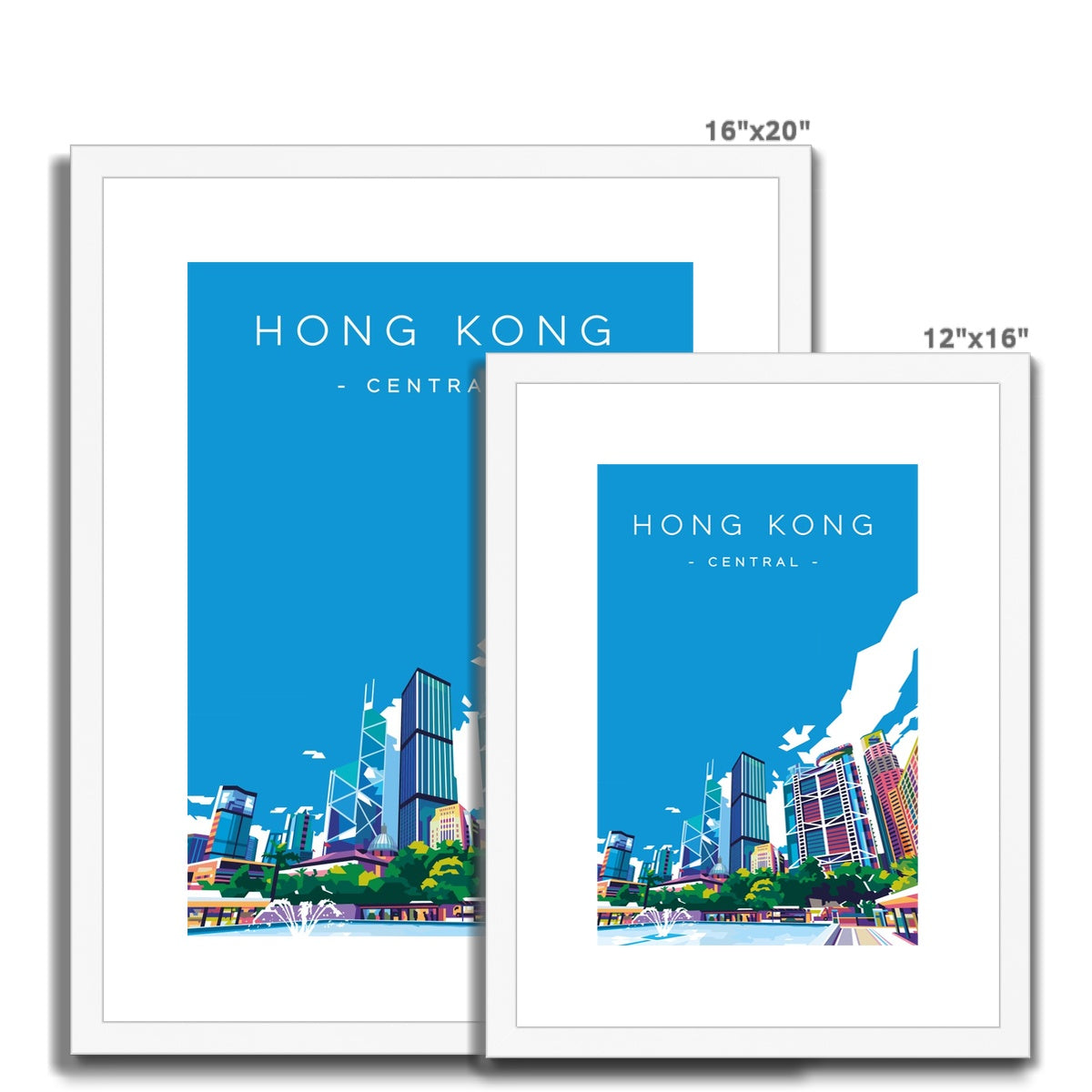 Hong Kong Travel - Central Framed & Mounted Print