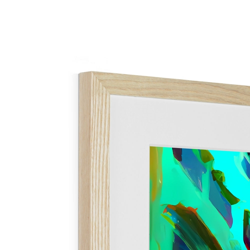 Hong Kong Impressions - Street Scene Framed & Mounted Print