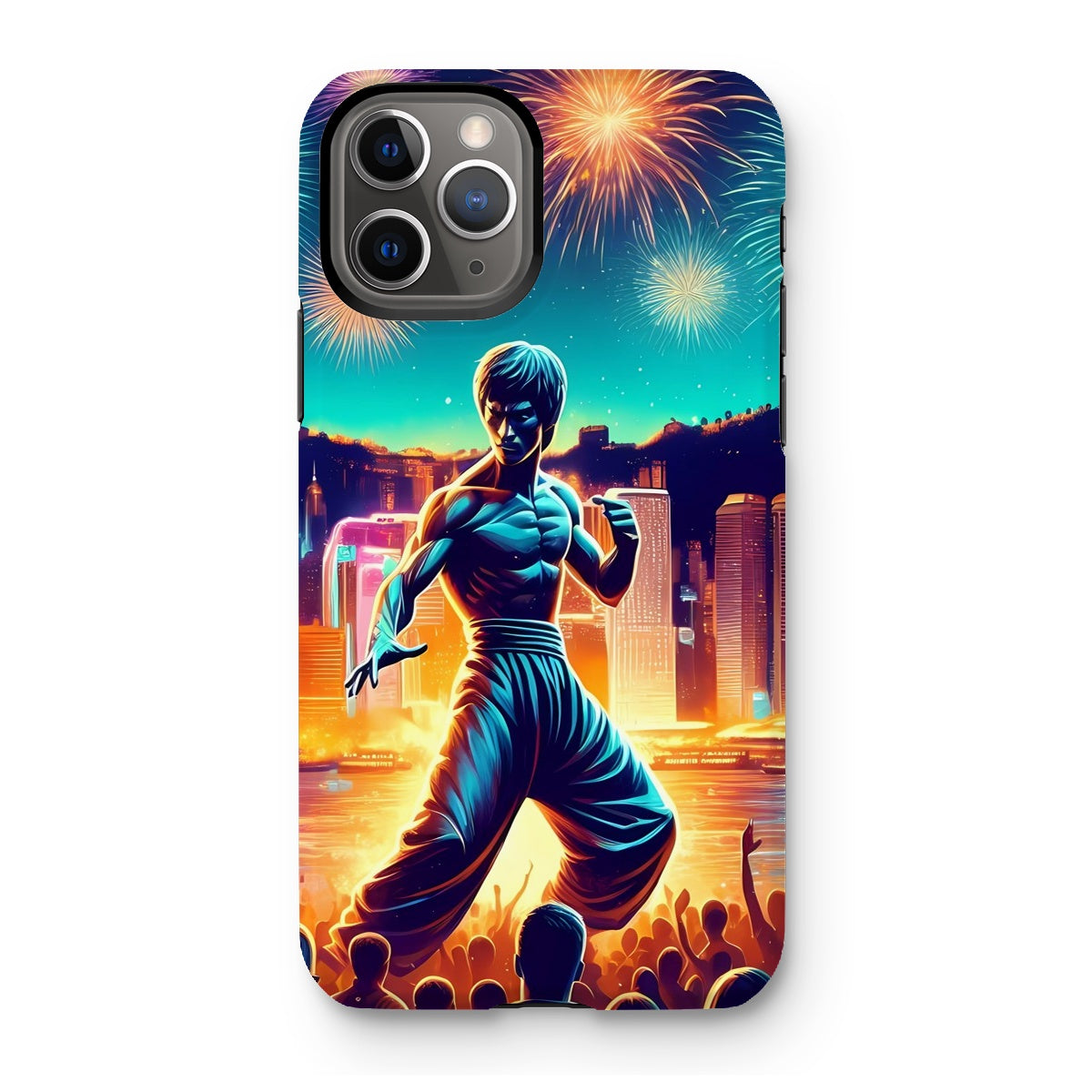 HK Rainbow Series Bruce Lee Tough Phone Case