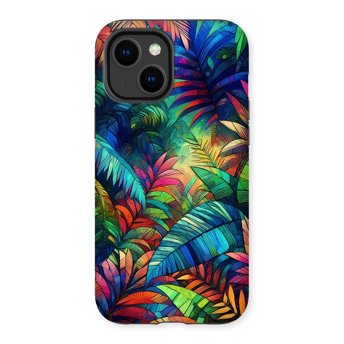 Multicolour Tropical Jungle Tough Phone Case