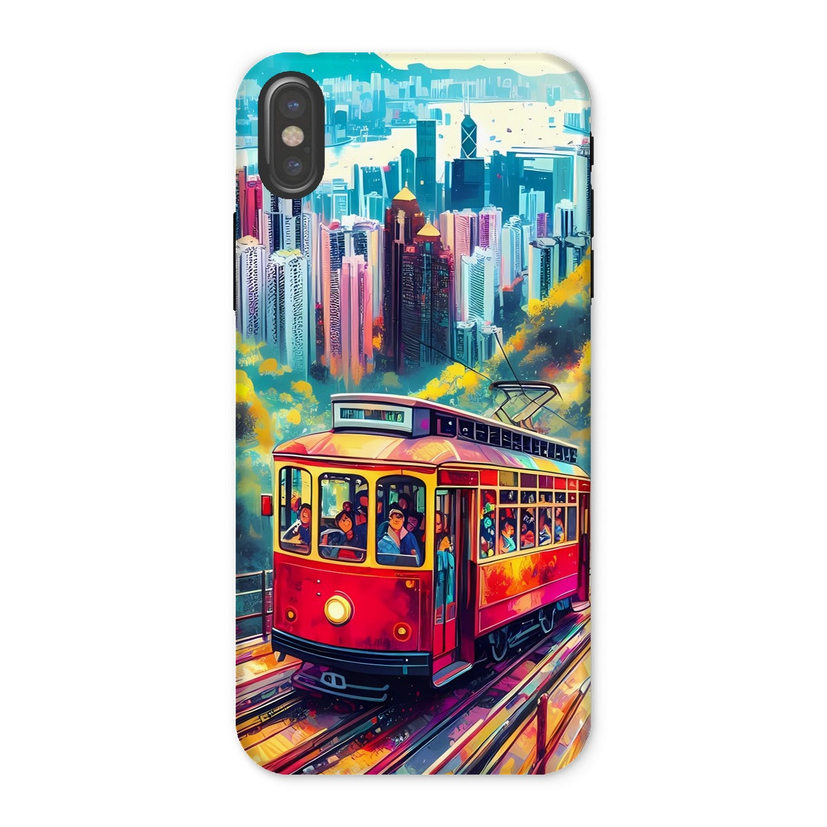 HK Rainbow Series - Peak Tram Tough Phone Case