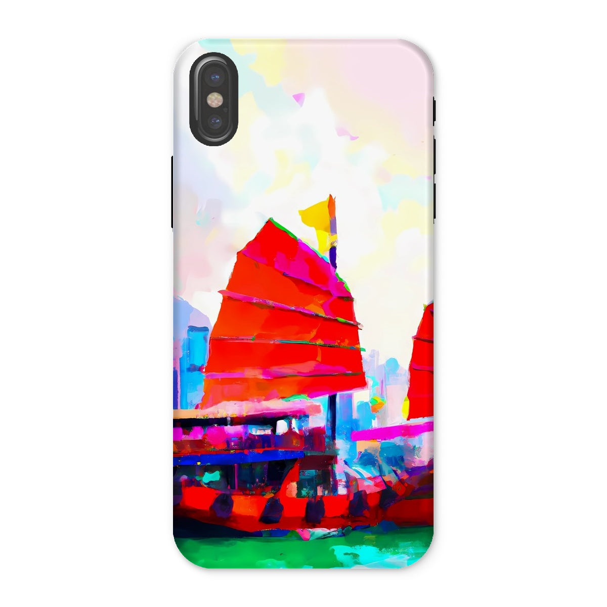 Hong Kong Impressions - Chinese Junk (2) Tough Phone Case