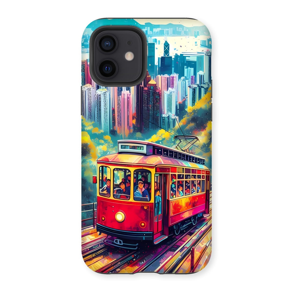 HK Rainbow Series - Peak Tram Tough Phone Case