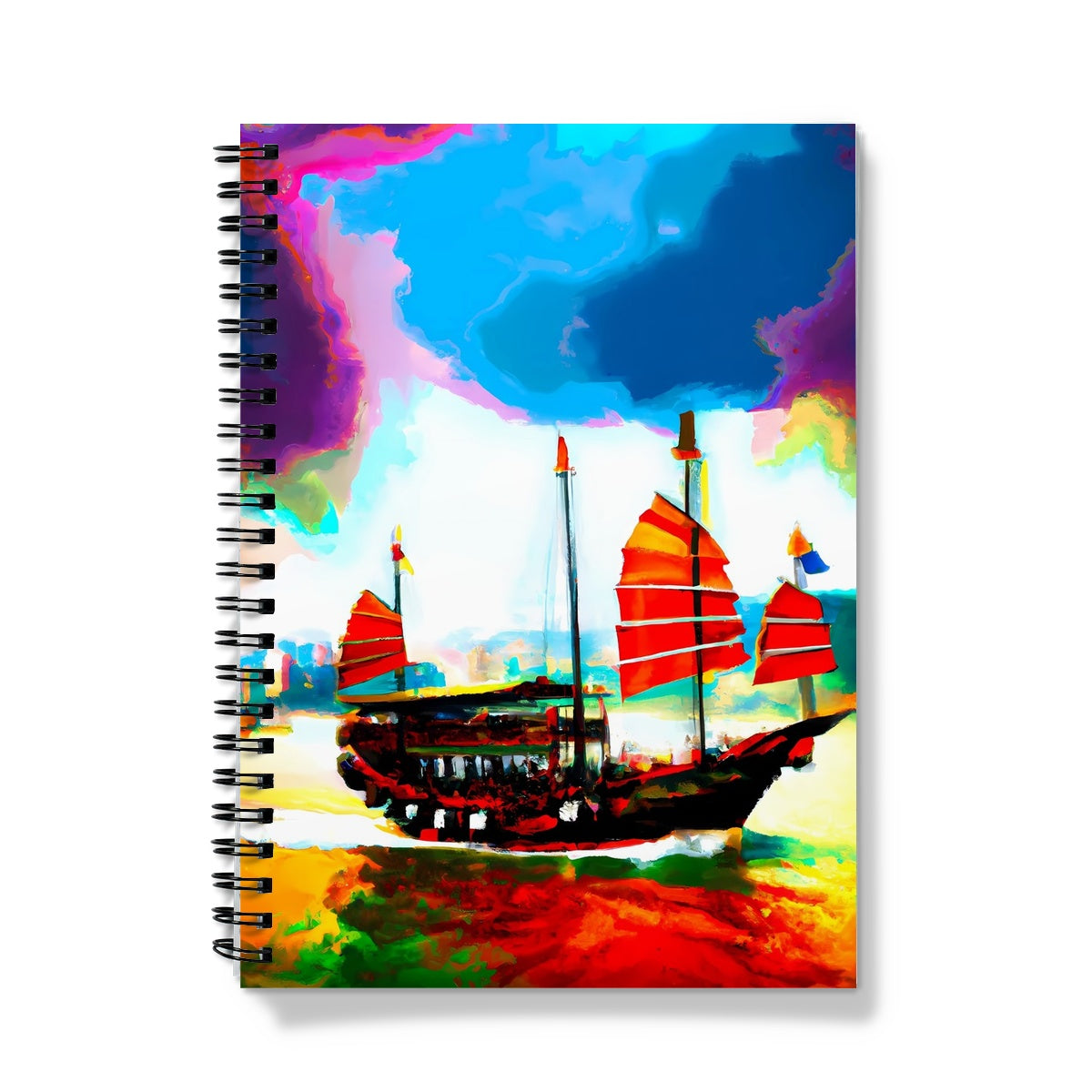 Hong Kong Impressions - Chinese Junk Notebook