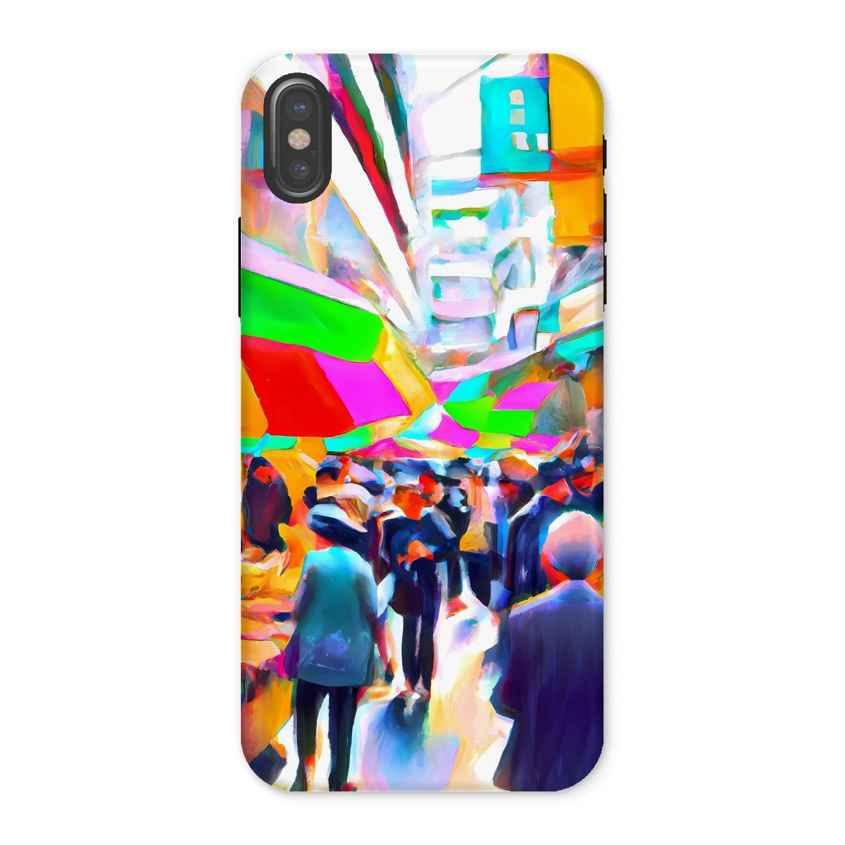 Hong Kong Impressions - Outdoor Market Tough Phone Case