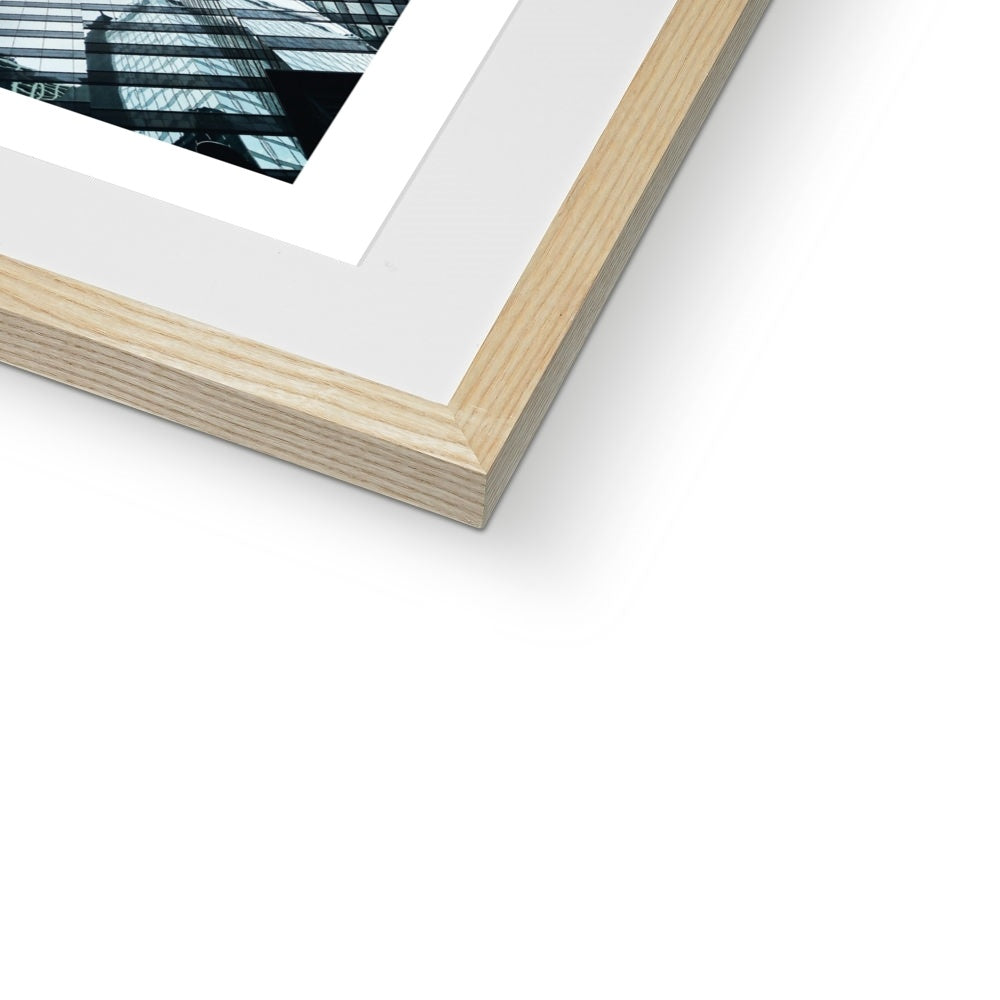 Hong Kong Photo White Tones Framed & Mounted Print