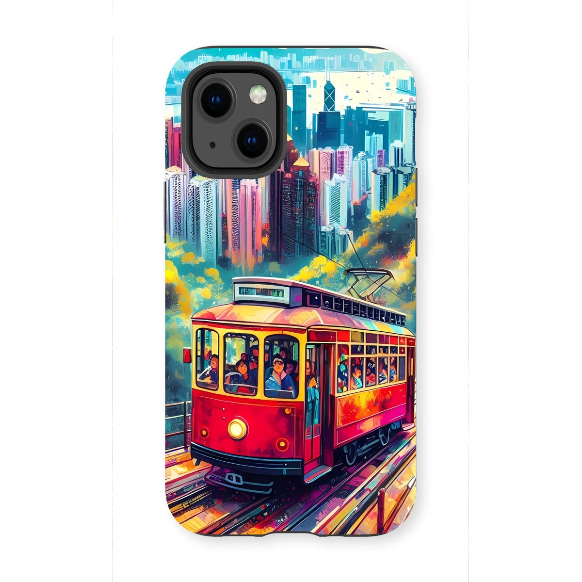 HK Rainbow Series - Peak Tram Tough Phone Case