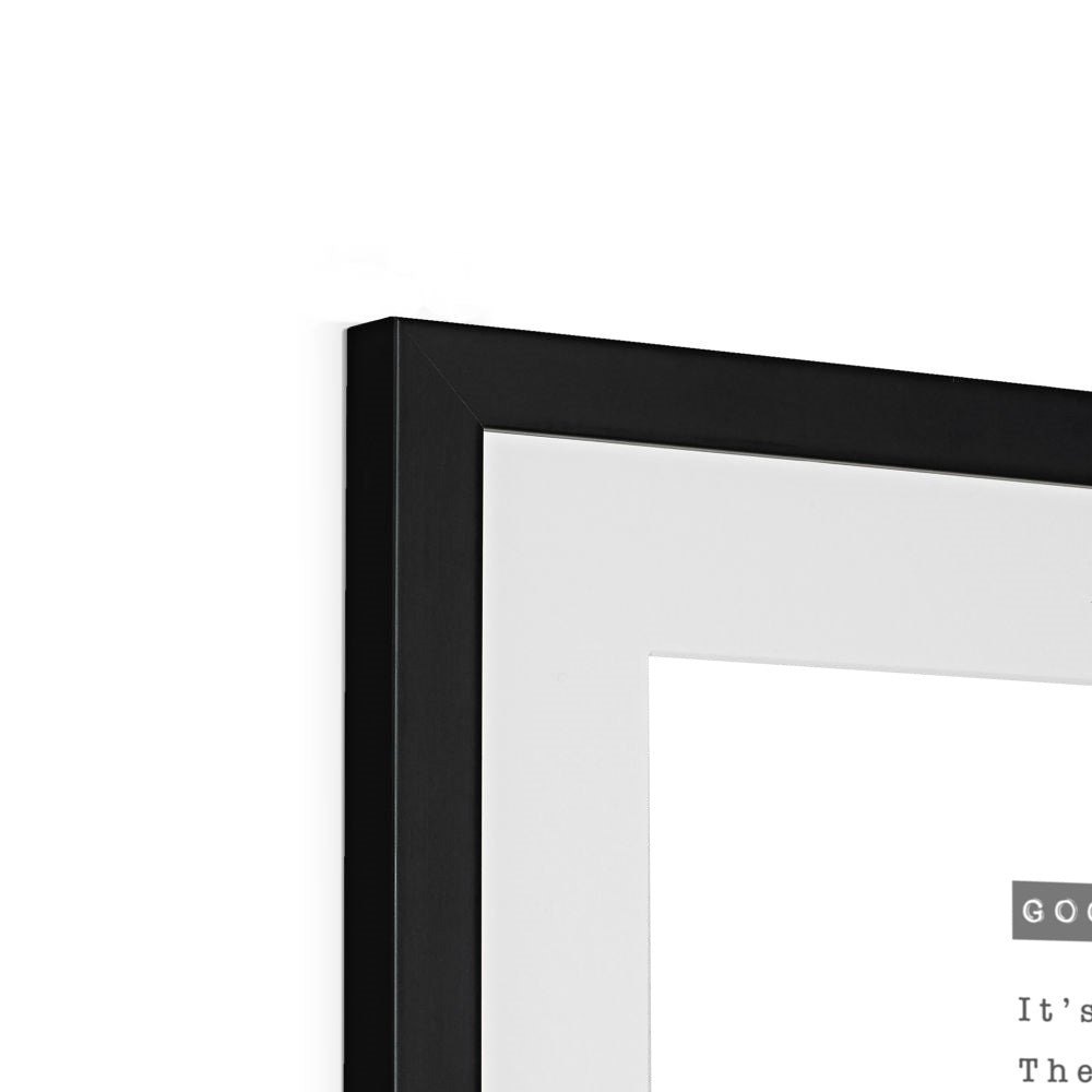 Goodbye Hong Kong (White)  Framed & Mounted Print