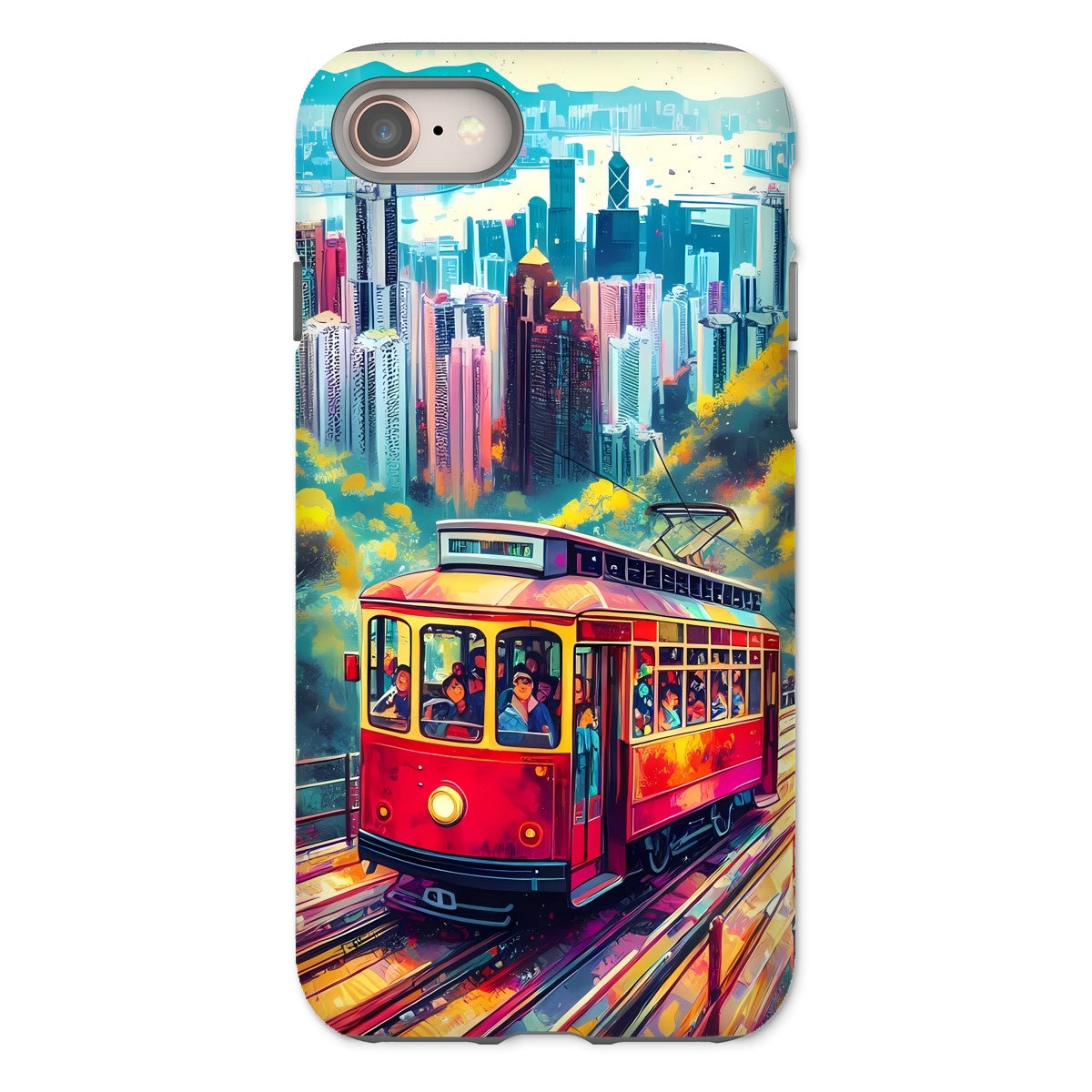 HK Rainbow Series - Peak Tram Tough Phone Case