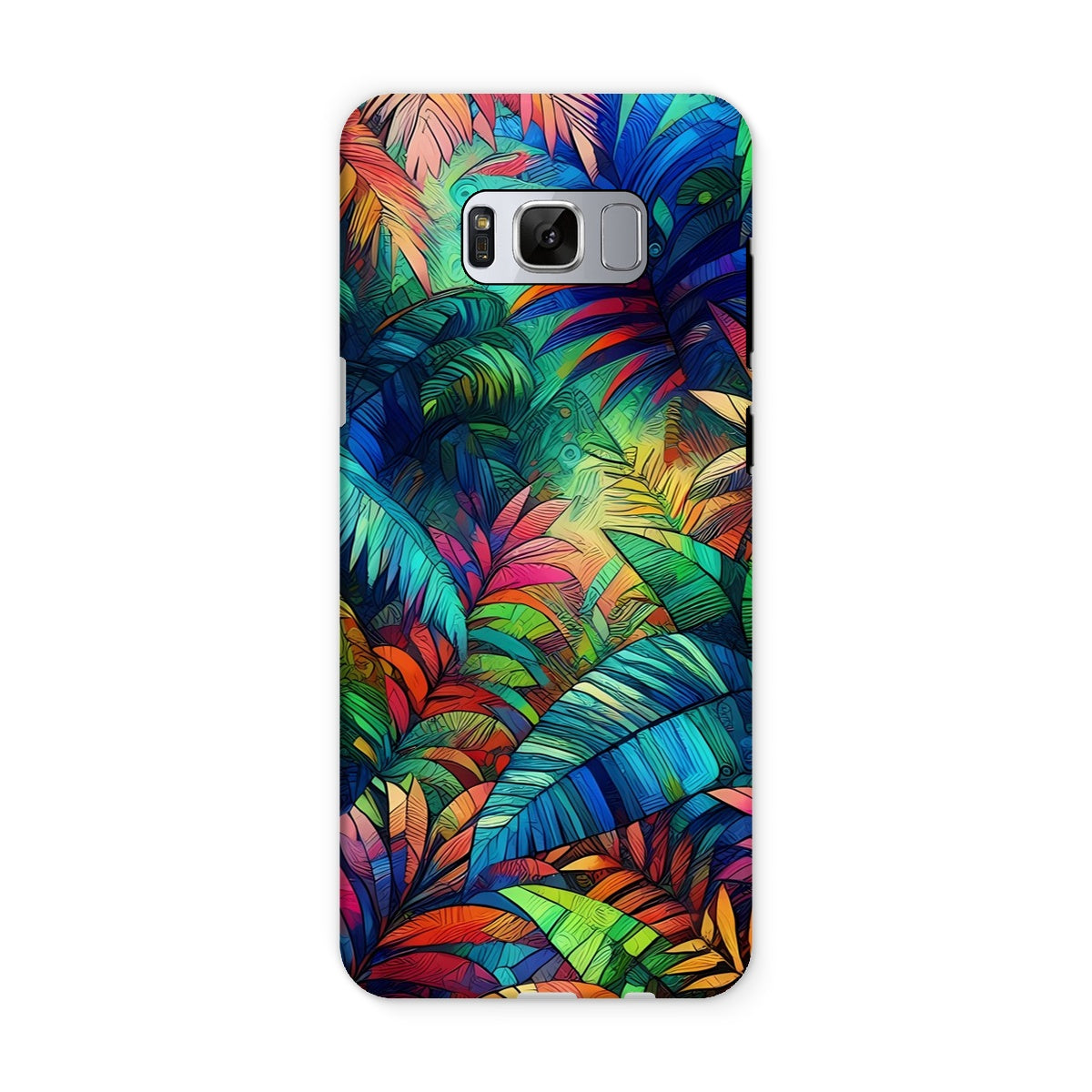 Multicolour Tropical Jungle Tough Phone Case