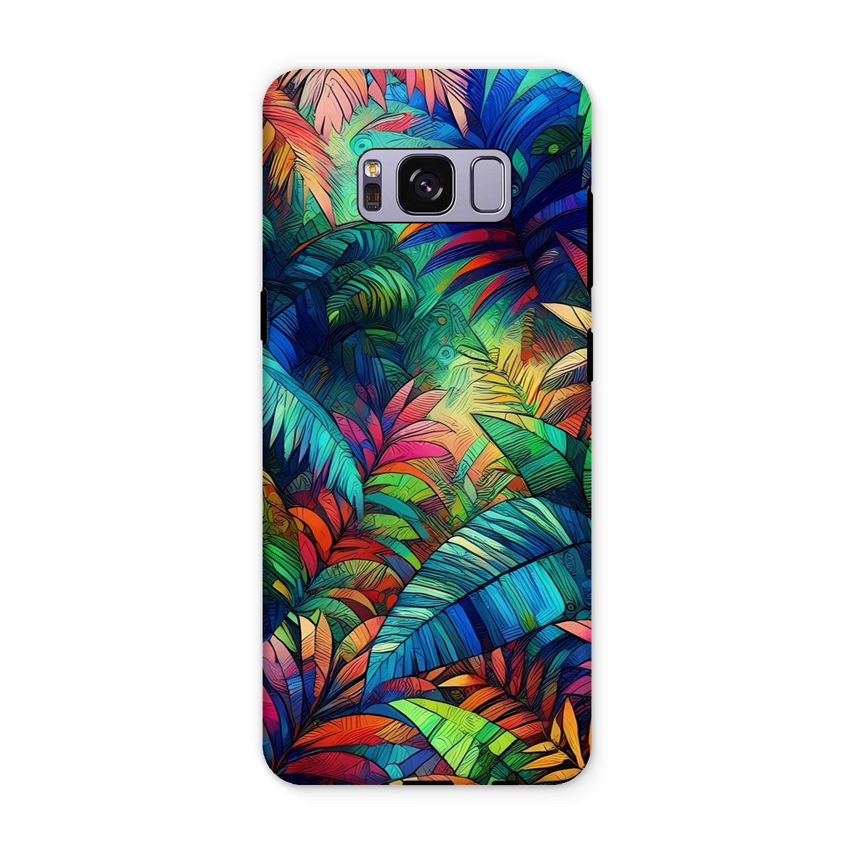 Multicolour Tropical Jungle Tough Phone Case