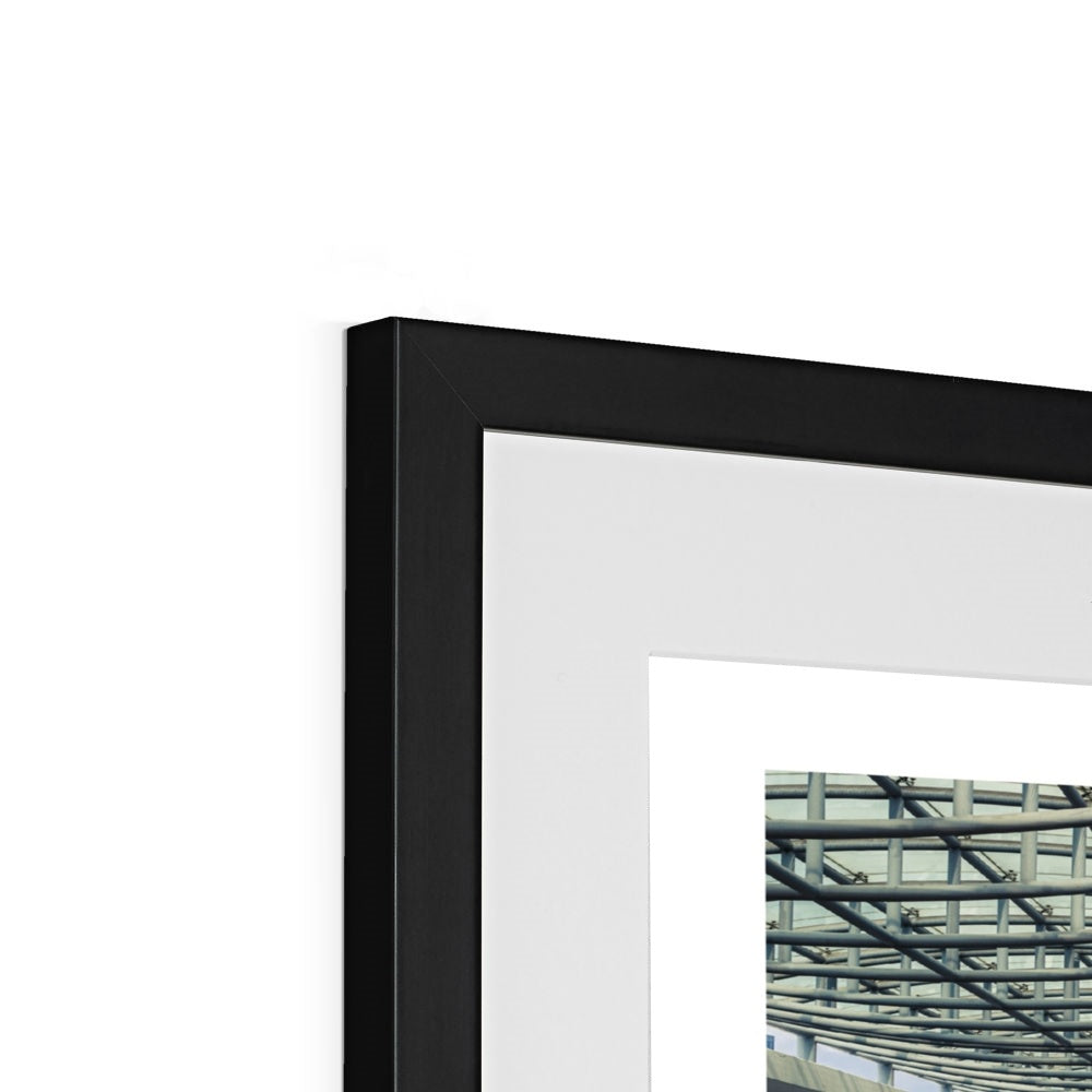 Hong Kong Photo White Tones Framed & Mounted Print