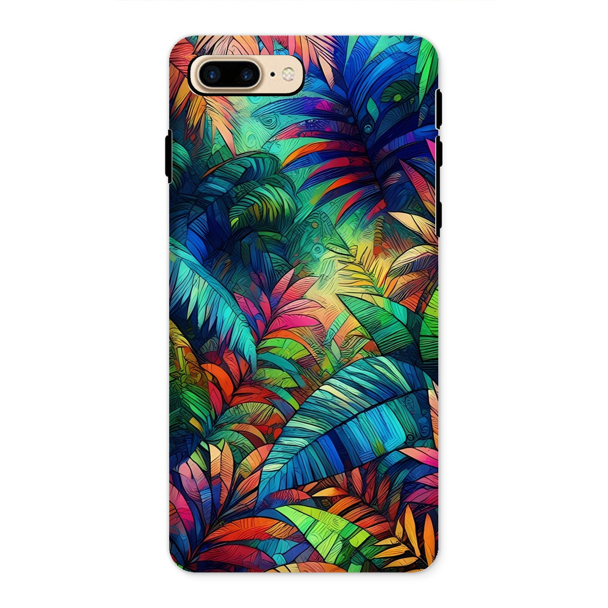 Multicolour Tropical Jungle Tough Phone Case