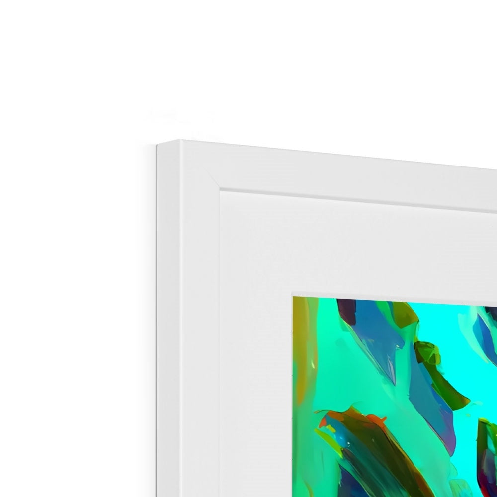 Hong Kong Impressions - Street Scene Framed & Mounted Print