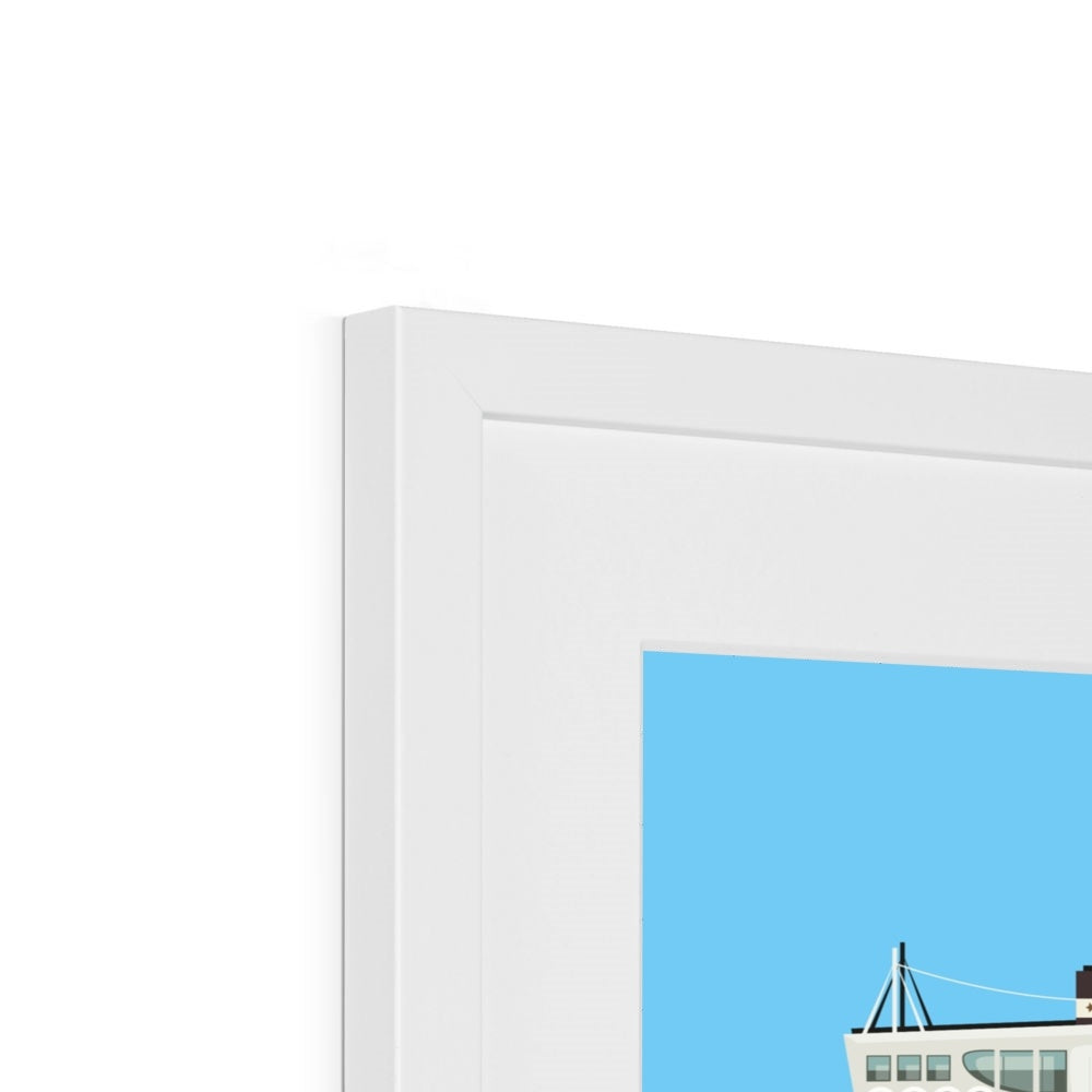 Hong Kong Star Ferries Framed & Mounted Print