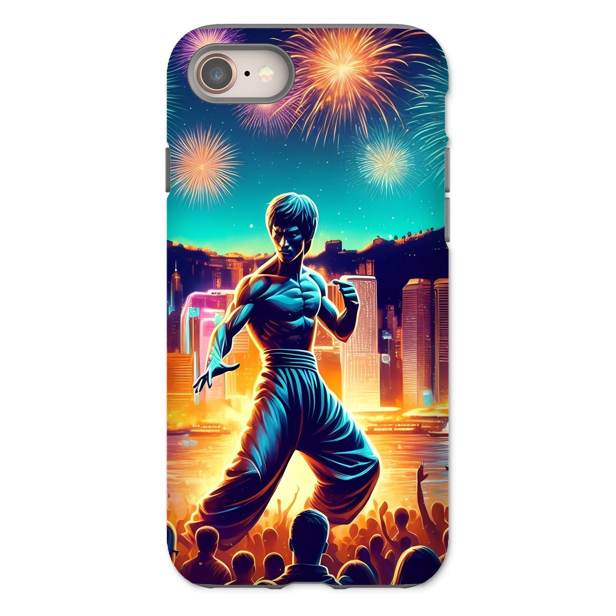 HK Rainbow Series Bruce Lee Tough Phone Case
