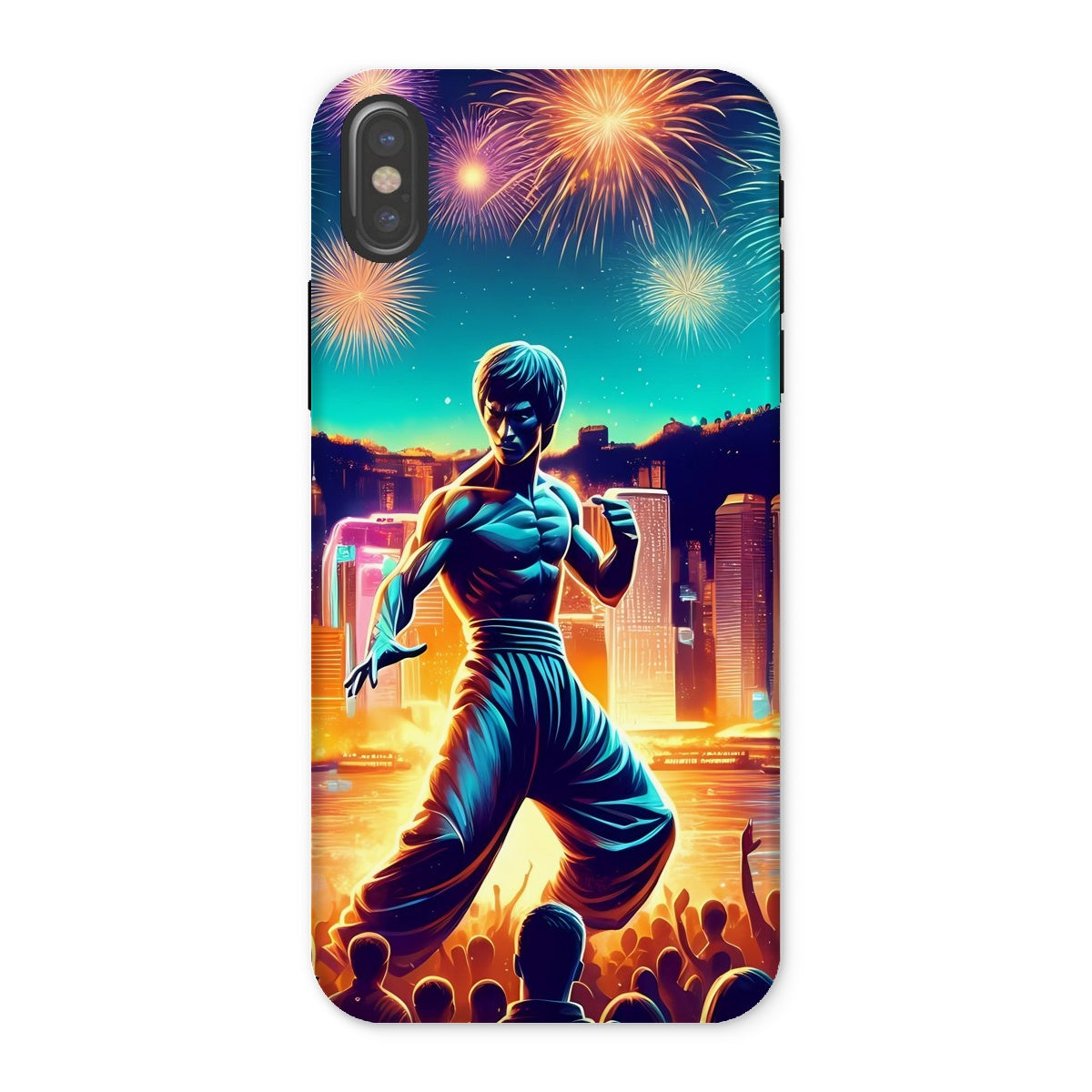 HK Rainbow Series Bruce Lee Tough Phone Case