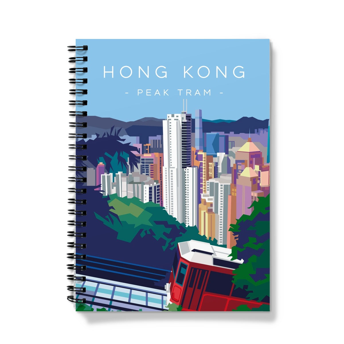Hong Kong Travel - Peak Tram Notebook