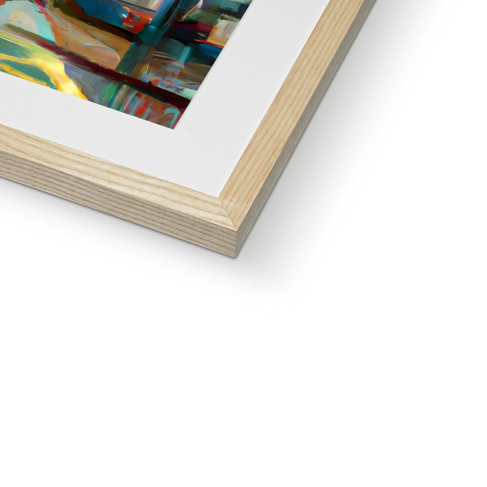 Hong Kong Impressions - Street Scene Framed & Mounted Print