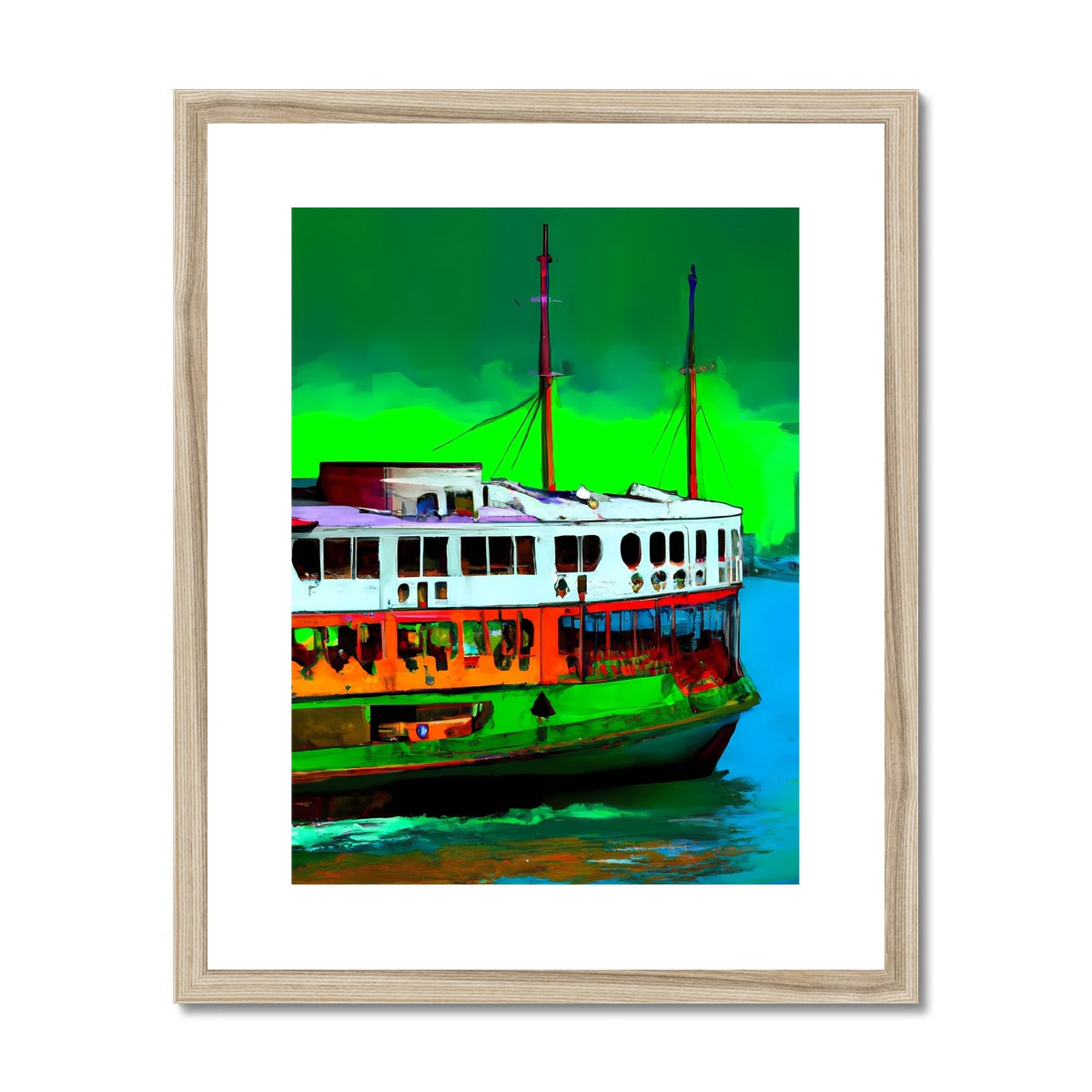 Hong Kong Impressions - Star Ferry Framed & Mounted Print