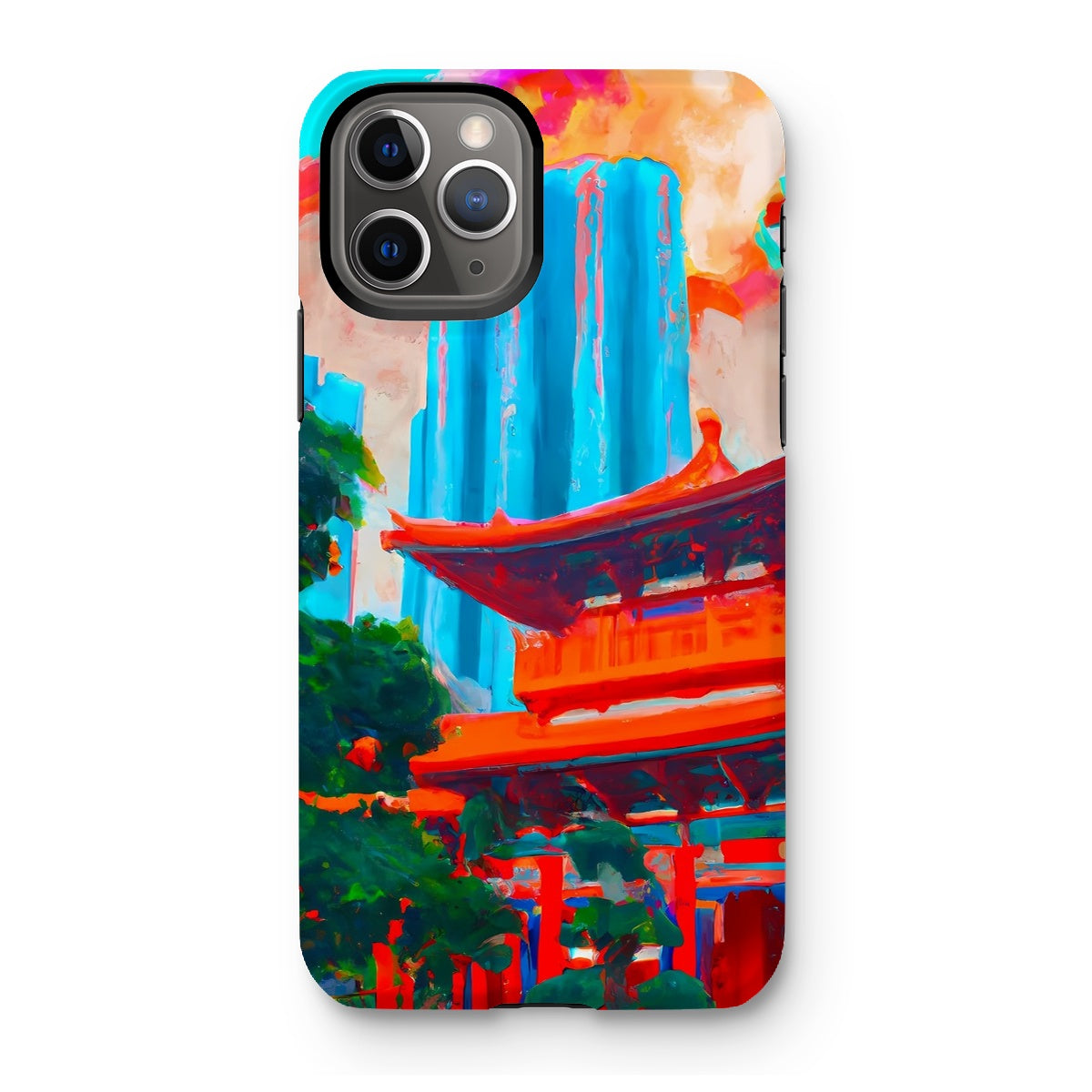 Hong Kong Impressions - Chinese Temple Tough Phone Case