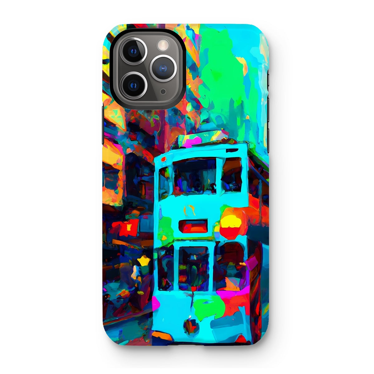 Hong Kong Impressions - Tram Tough Phone Case
