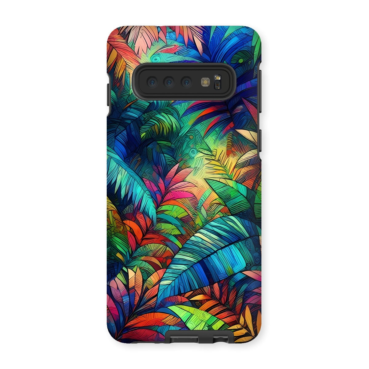 Multicolour Tropical Jungle Tough Phone Case