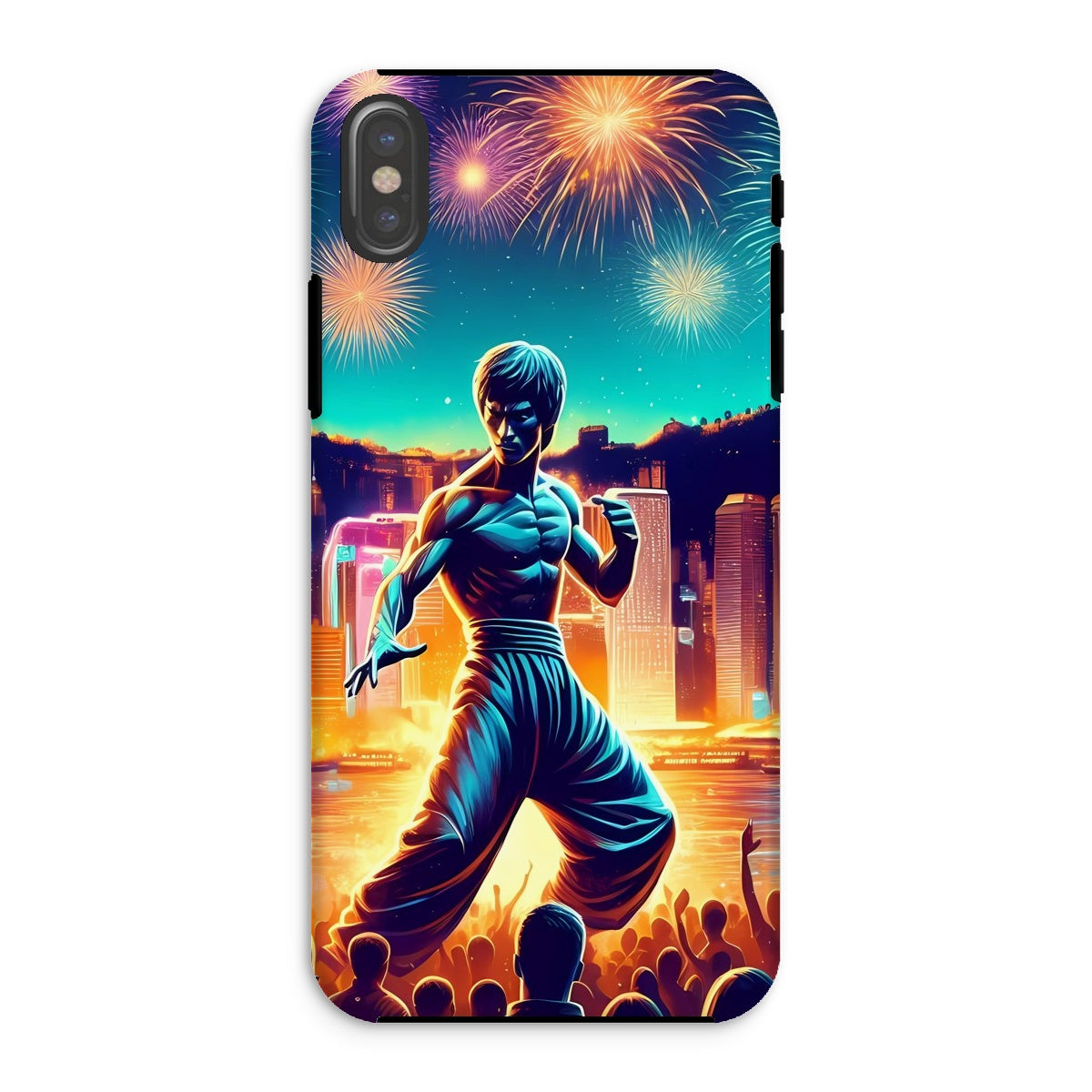 HK Rainbow Series Bruce Lee Tough Phone Case