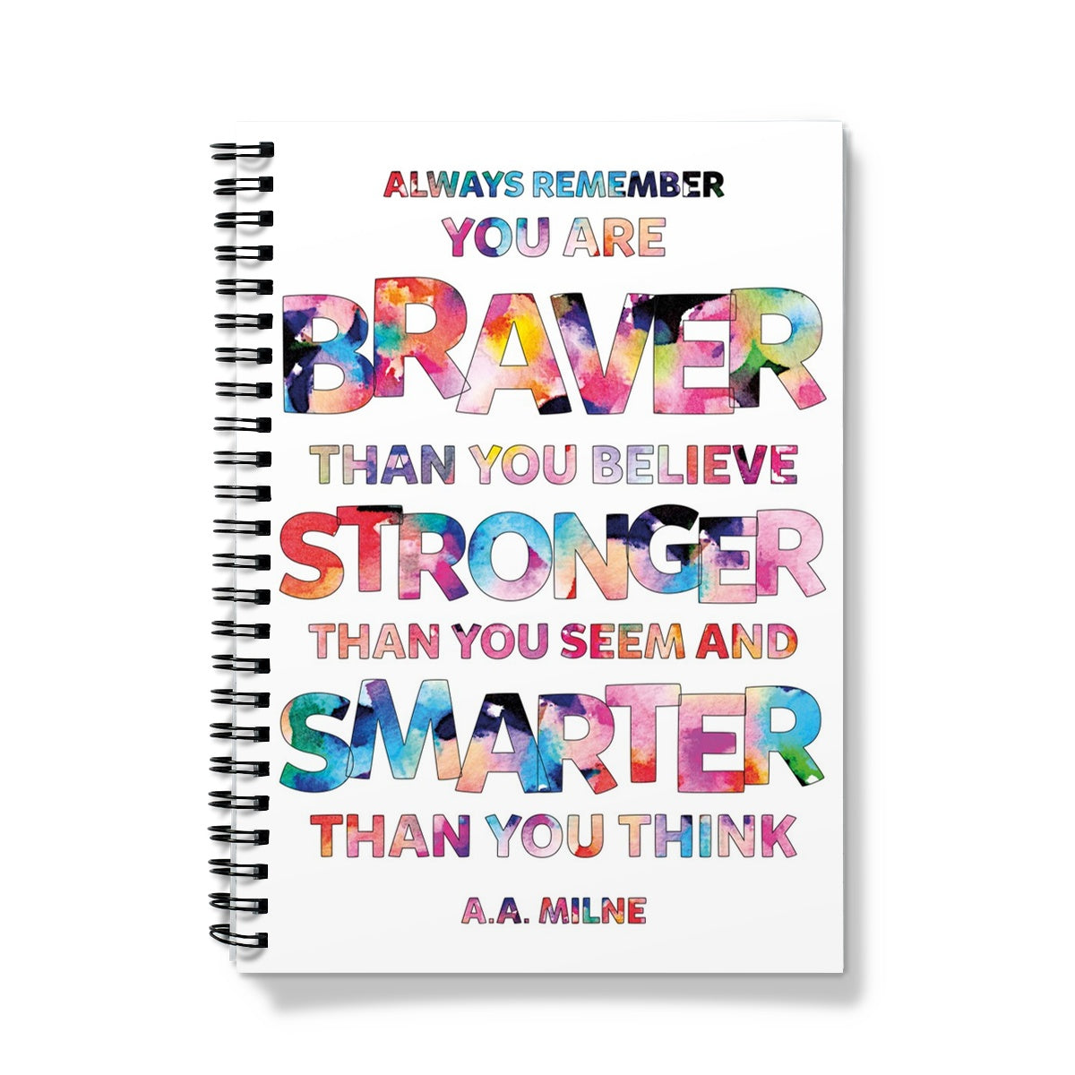 Braver Stronger Smarter Notebook